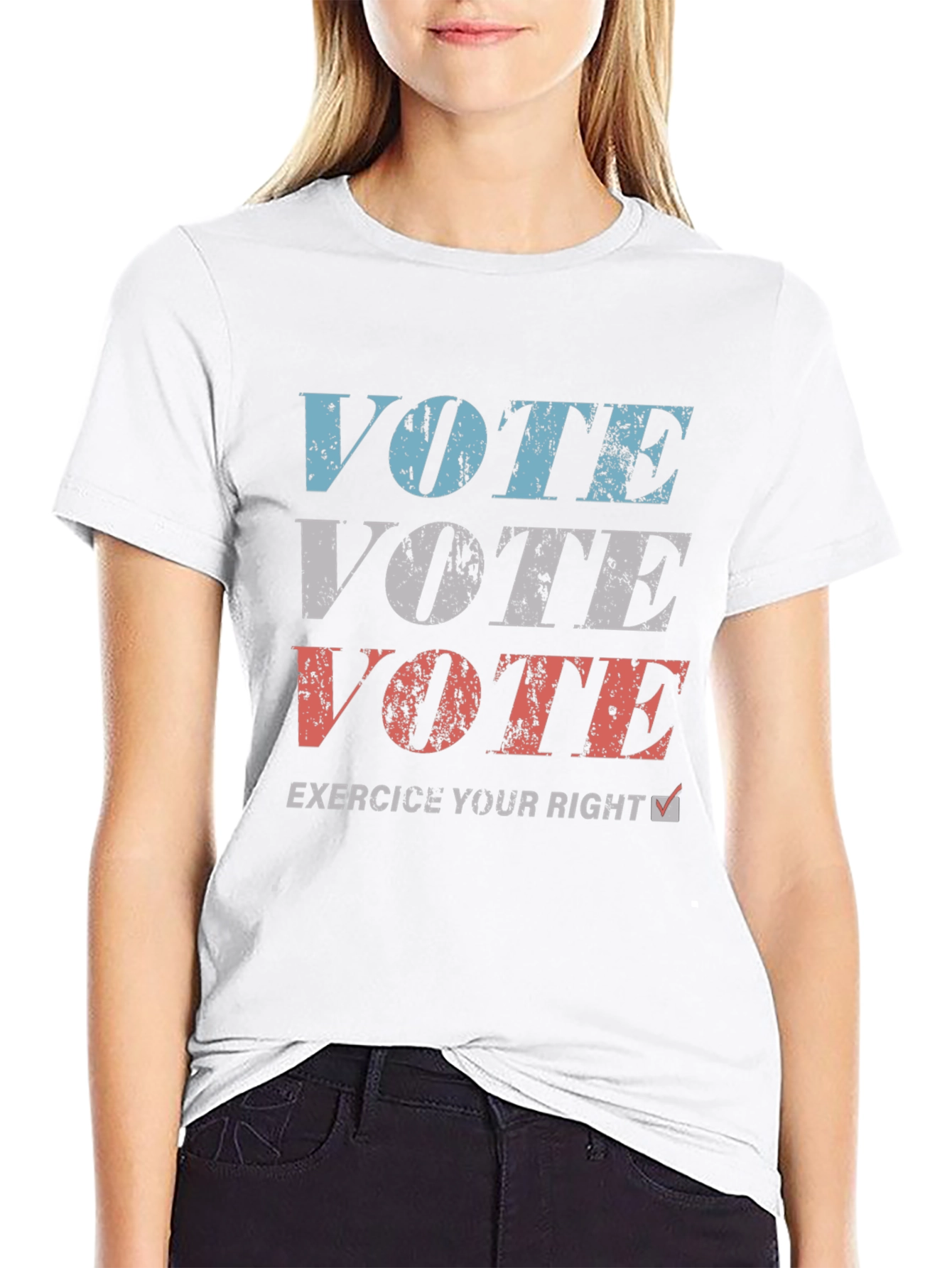 Vote T-Shirt: Exercise Your Right Patriotic Graphic Tee