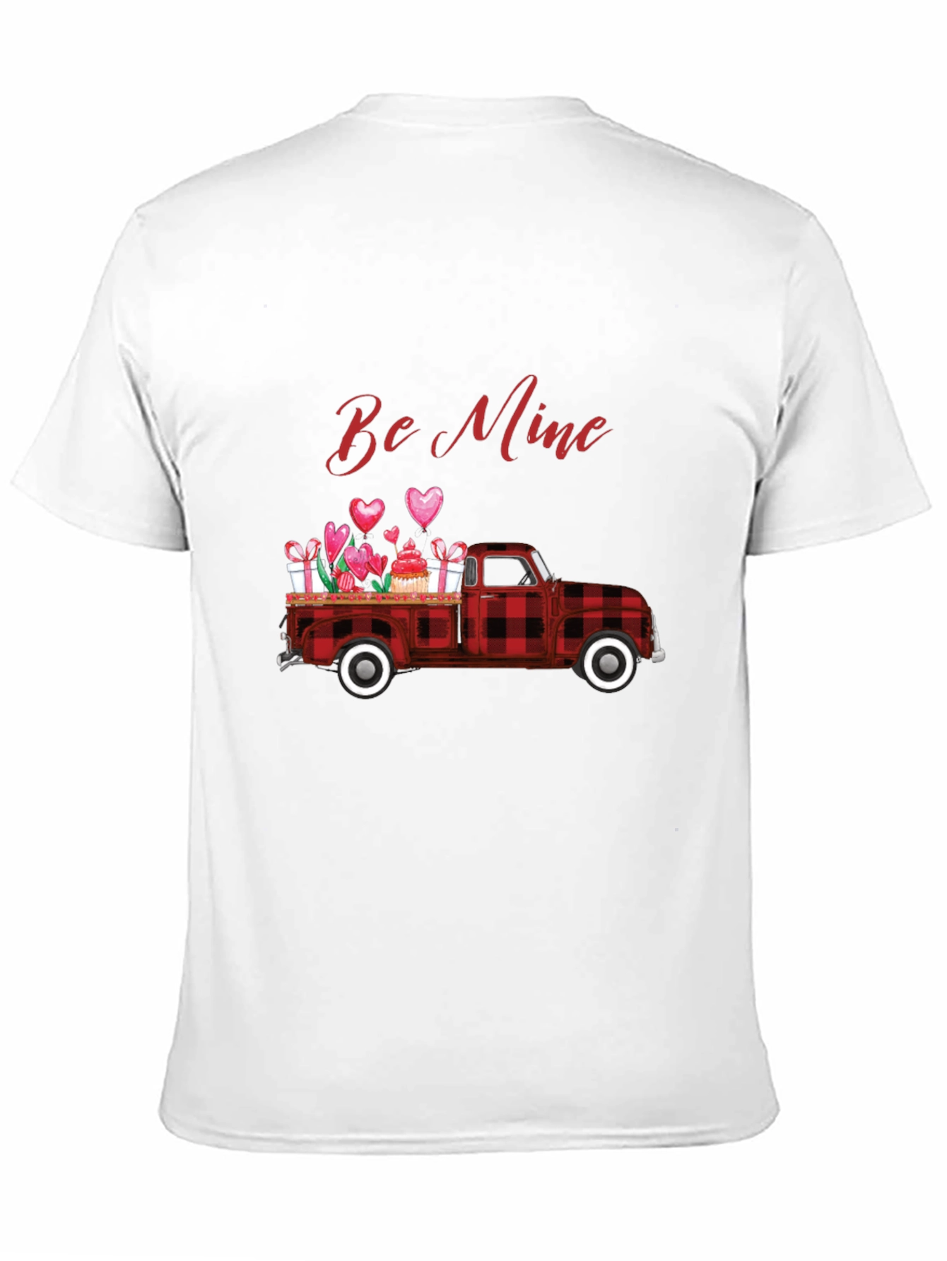 Be Mine Valentines Truck Graphic T-Shirt