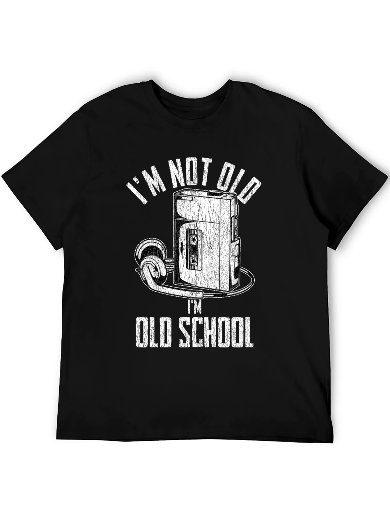 Im Not Old Im Old School Cassette Player T-Shirt