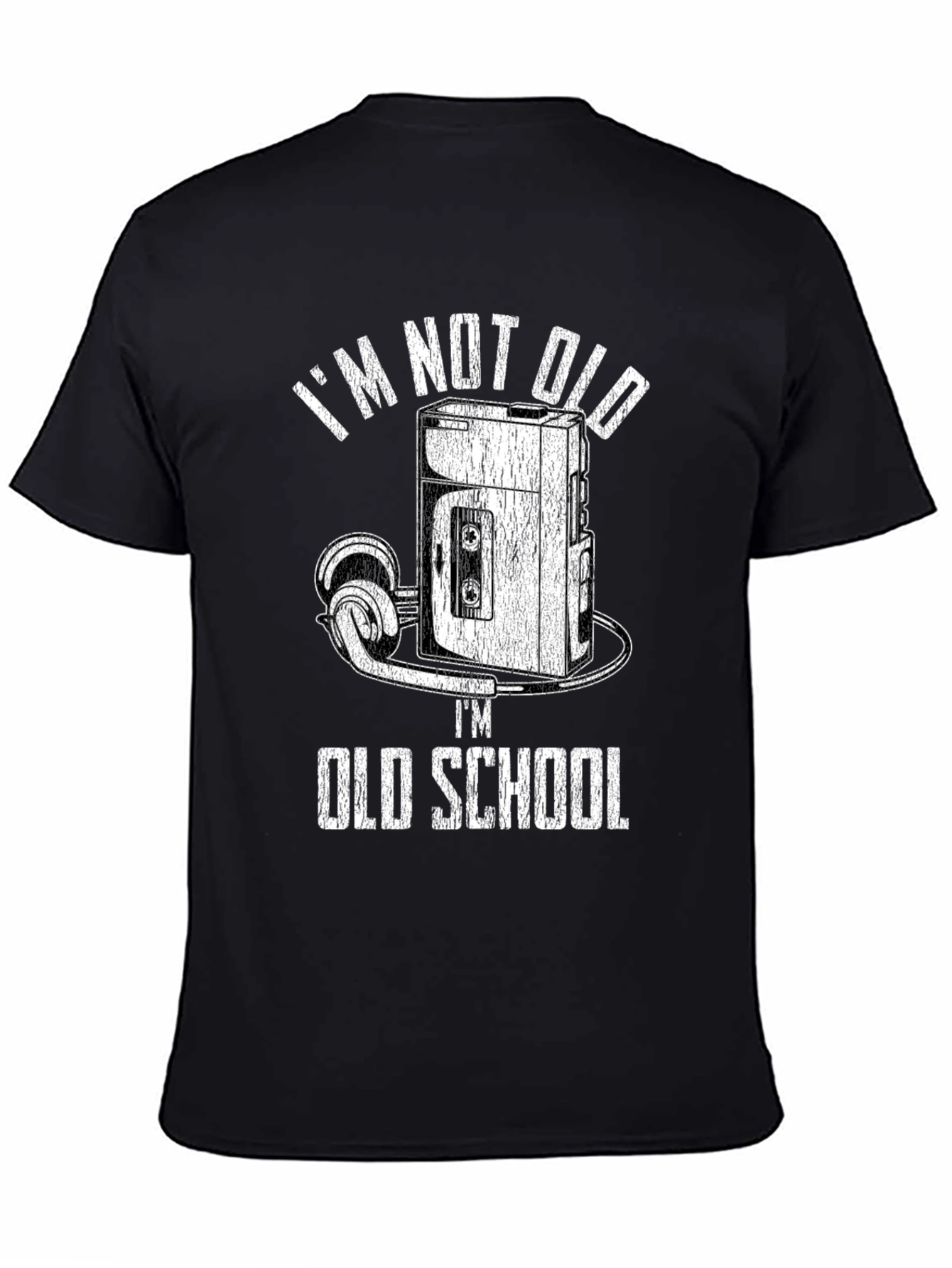 Im Not Old Im Old School Cassette Player T-Shirt