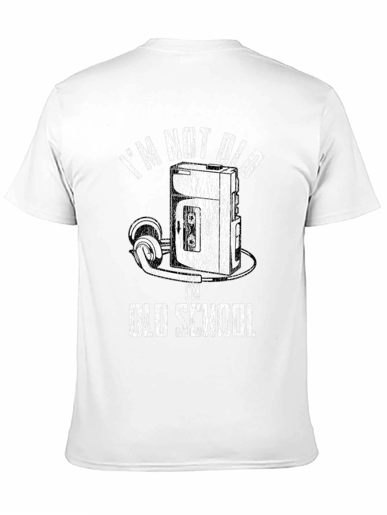 Im Not Old Im Old School Cassette Player T-Shirt