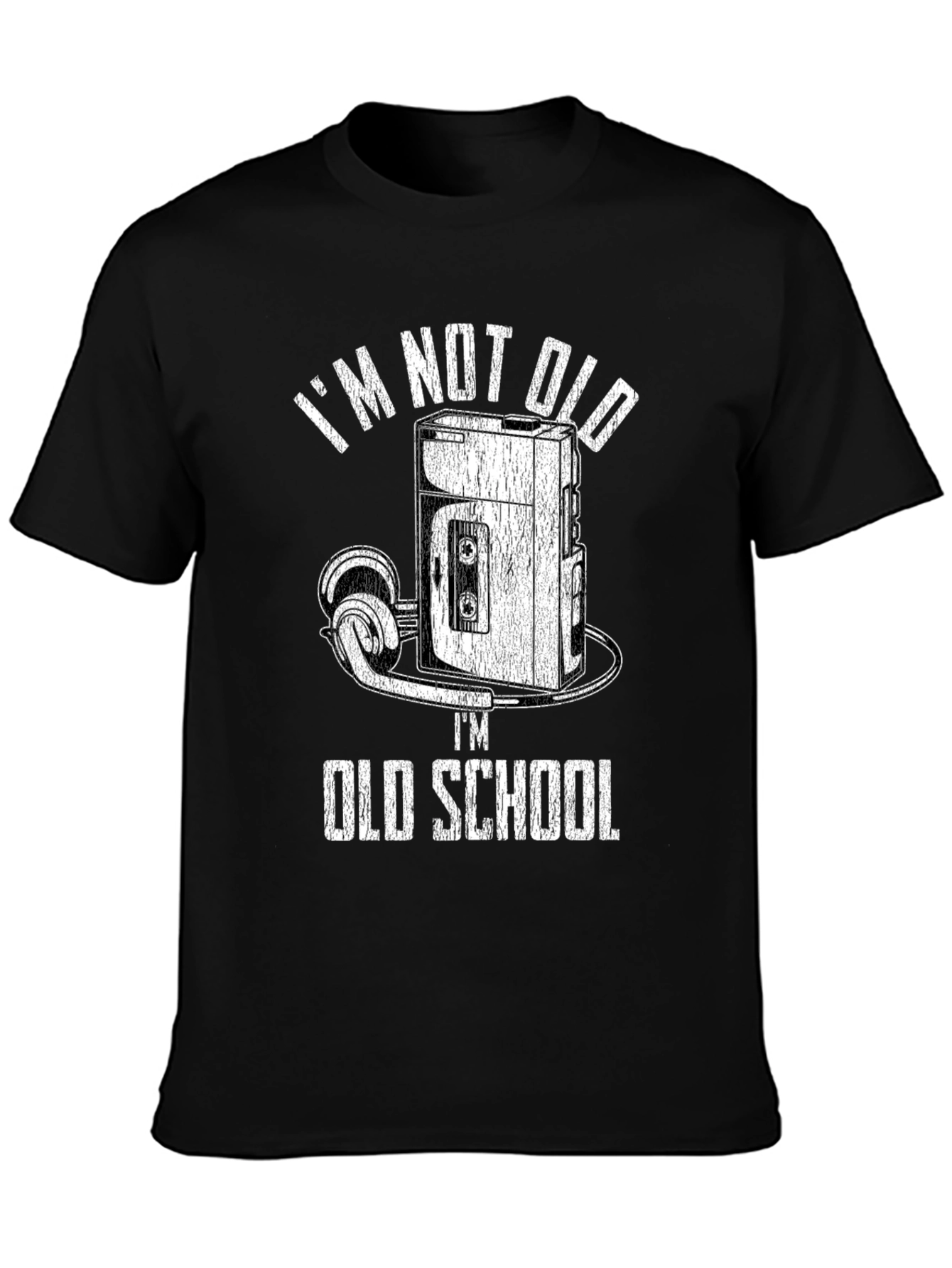 Im Not Old Im Old School Cassette Player T-Shirt