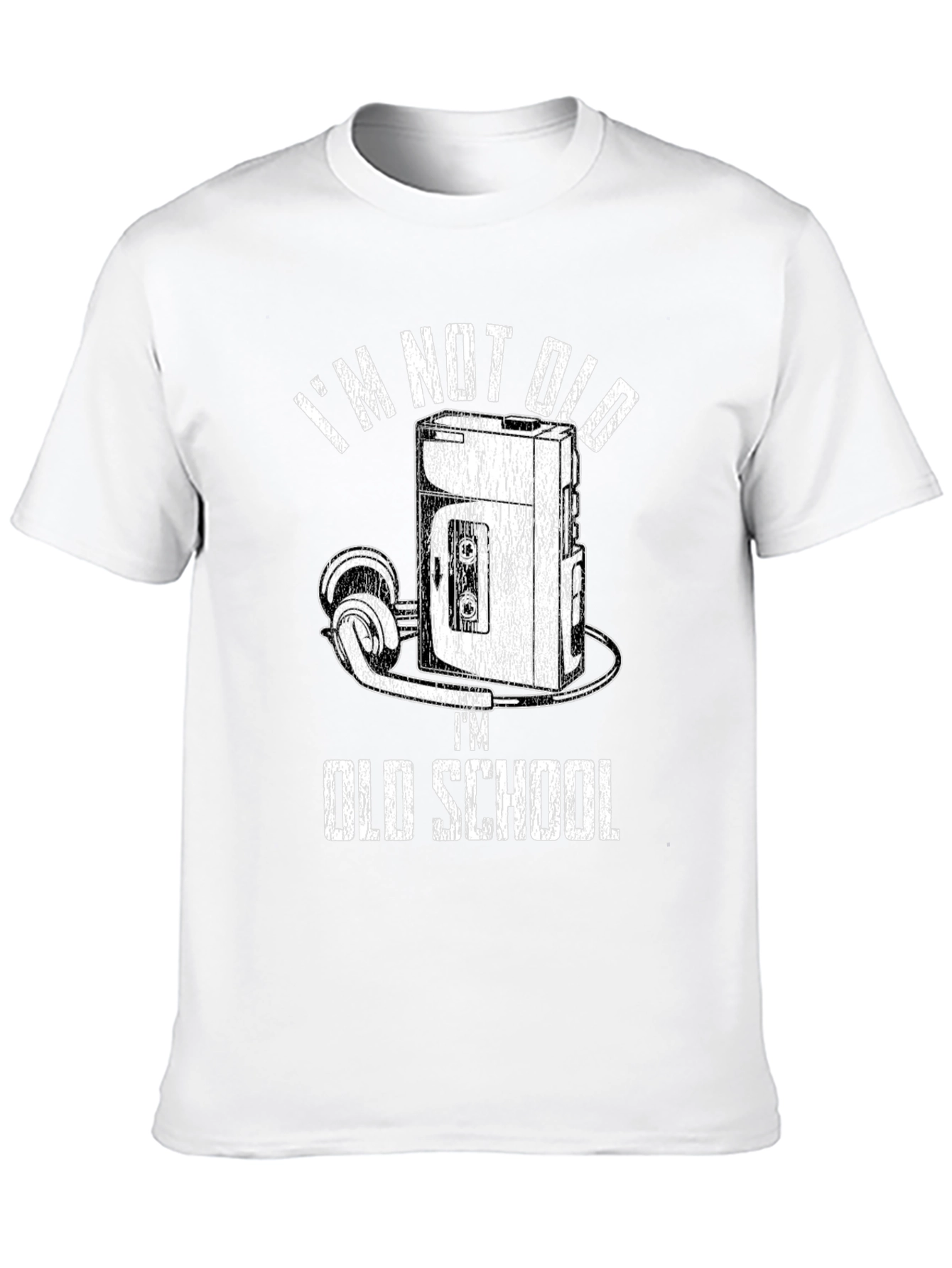 Im Not Old Im Old School Cassette Player T-Shirt