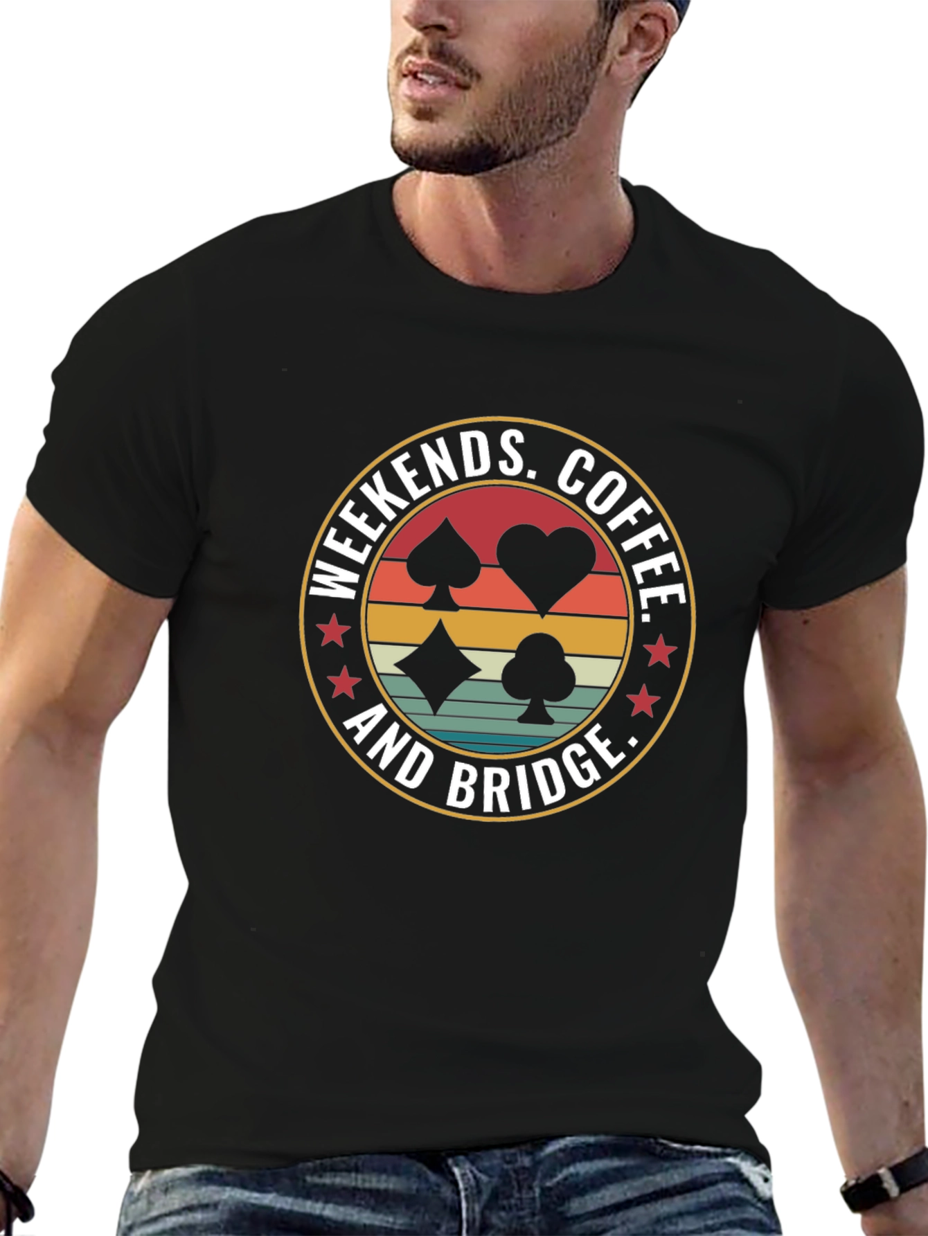 Weekends Coffee & Bridge T-Shirt
