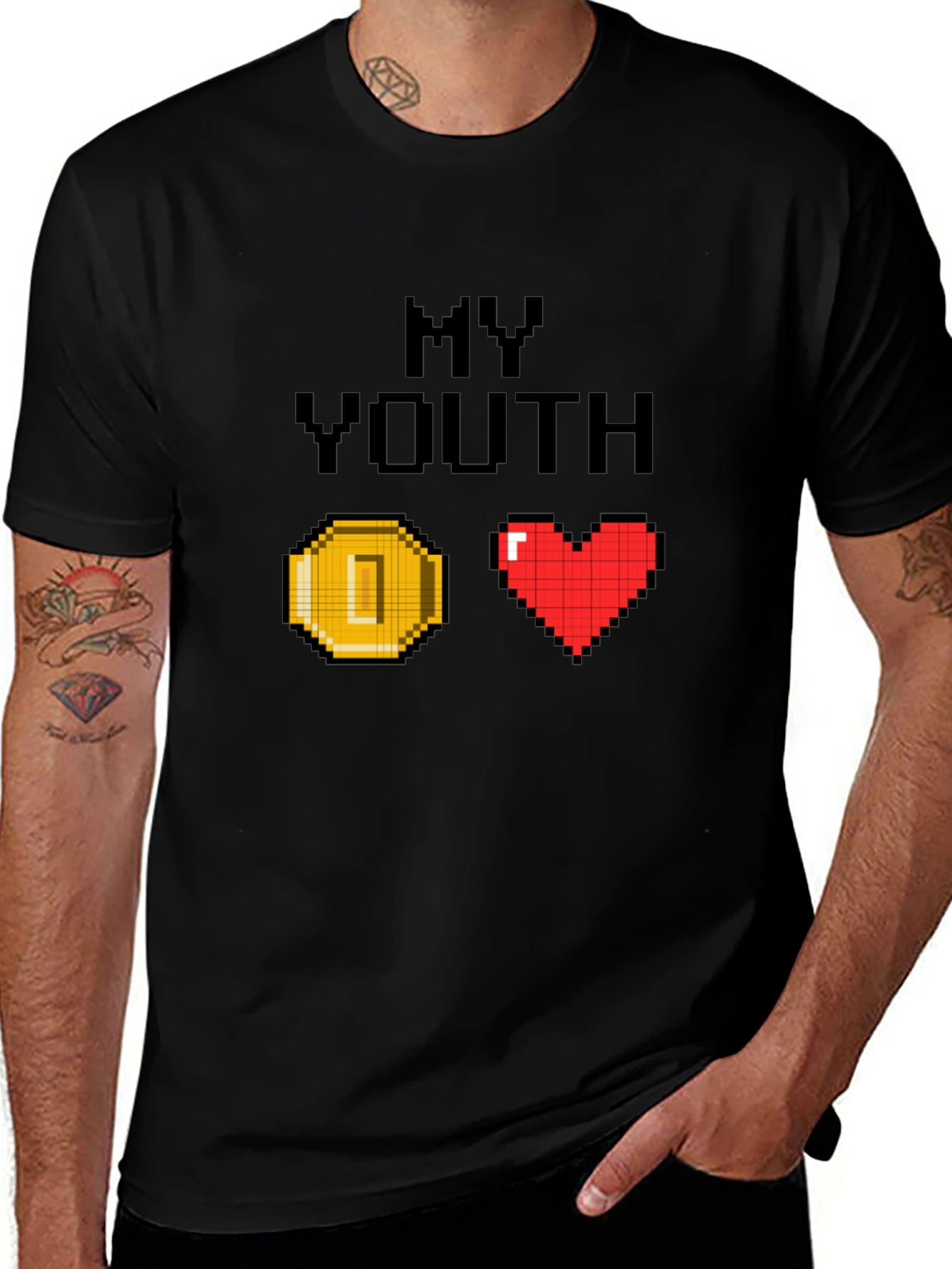 My Youth Pixel Art Graphic T-Shirt