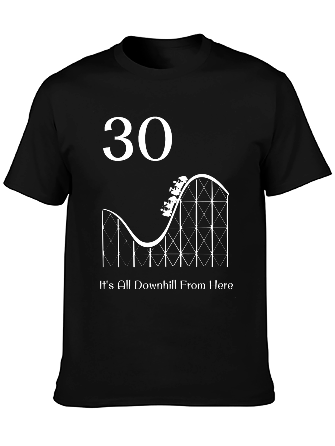 30th Birthday Rollercoaster T-Shirt