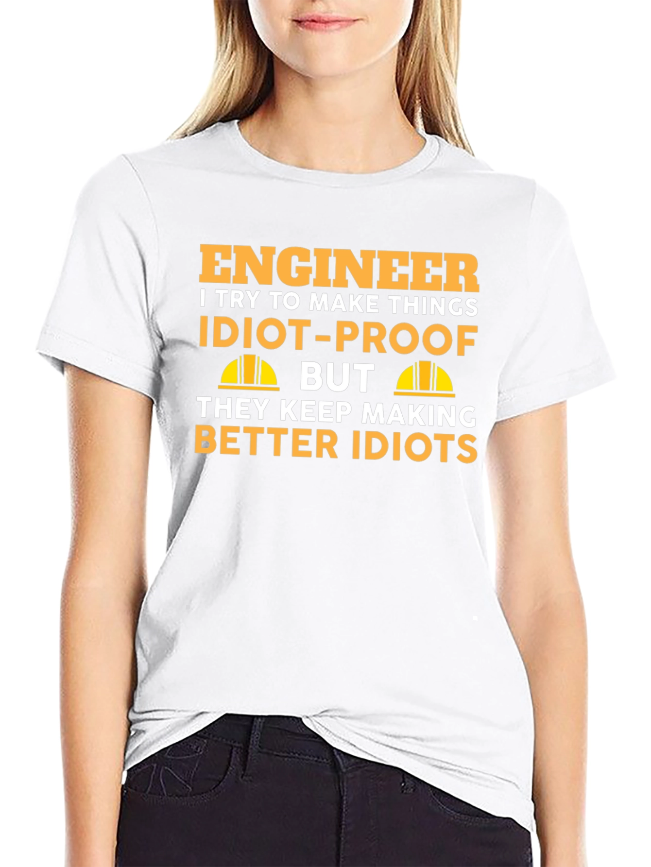 Engineer Idiot-Proof T-Shirt - Funny Engineering Gift