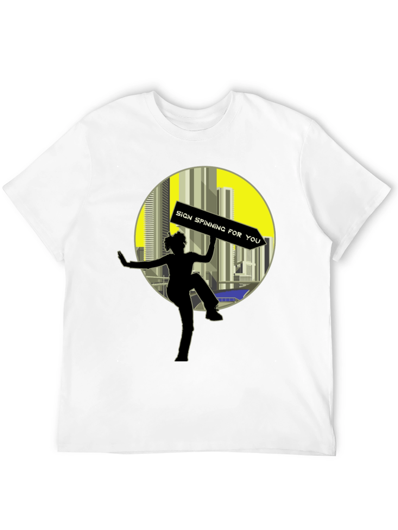 Sign Spinner Graphic Tee - Street Performer Shirt