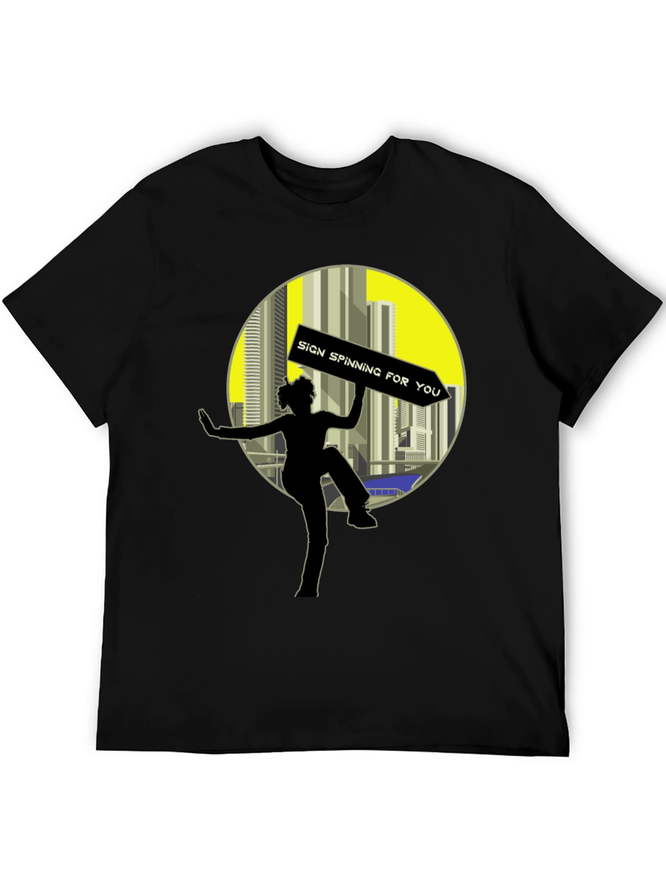 Sign Spinner Graphic Tee - Street Performer Shirt