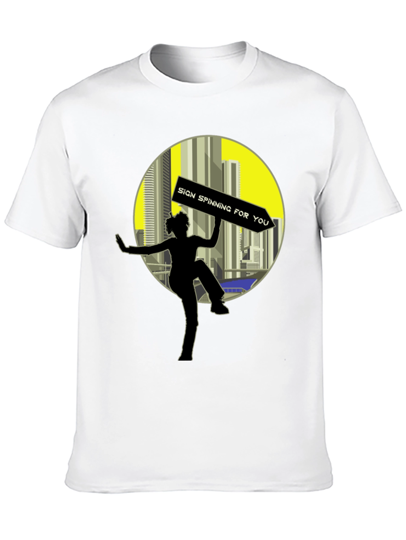 Sign Spinner Graphic Tee - Street Performer Shirt