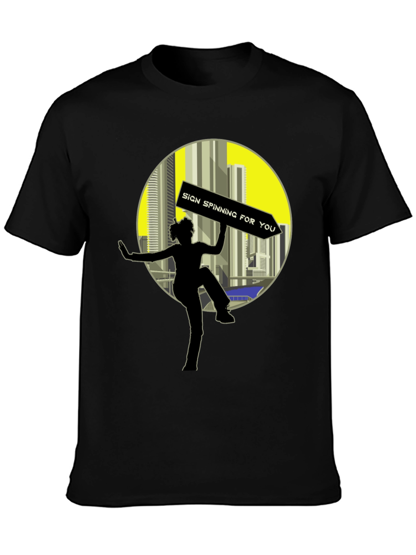 Sign Spinner Graphic Tee - Street Performer Shirt