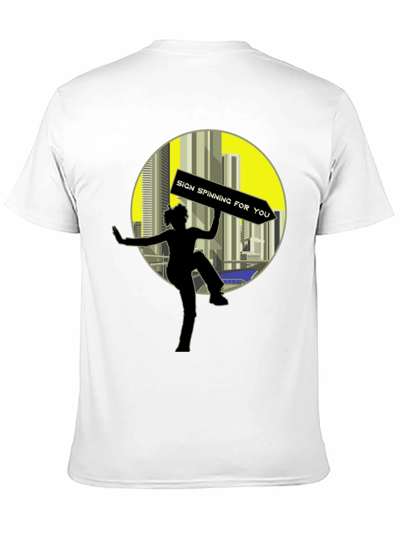Sign Spinner Graphic Tee - Street Performer Shirt