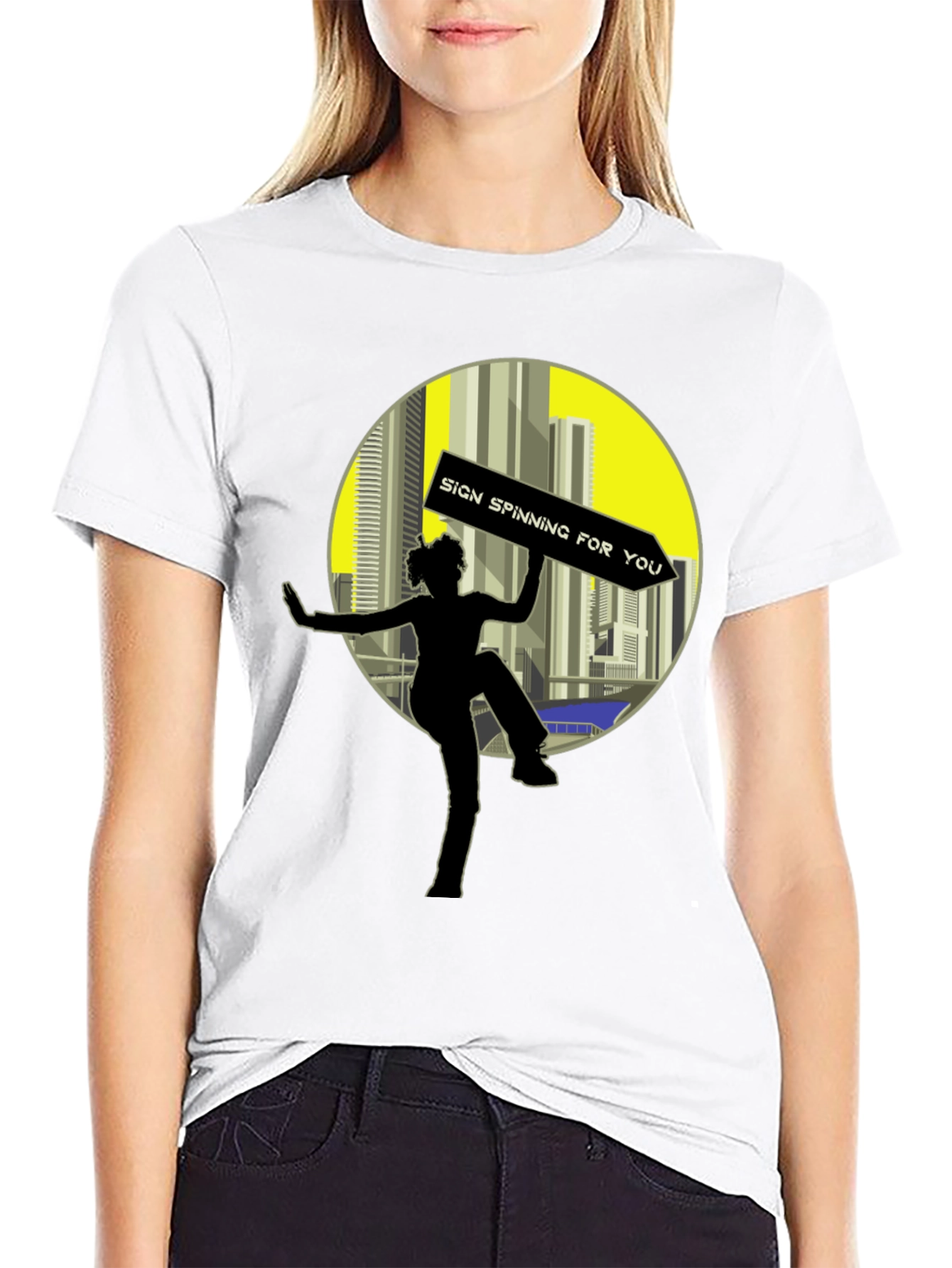 Sign Spinner Graphic Tee - Street Performer Shirt