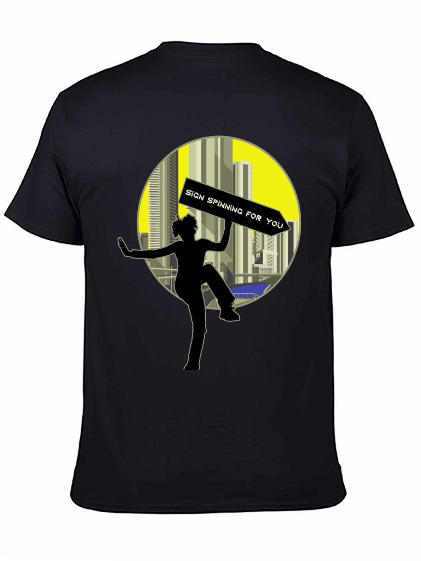 Sign Spinner Graphic Tee - Street Performer Shirt