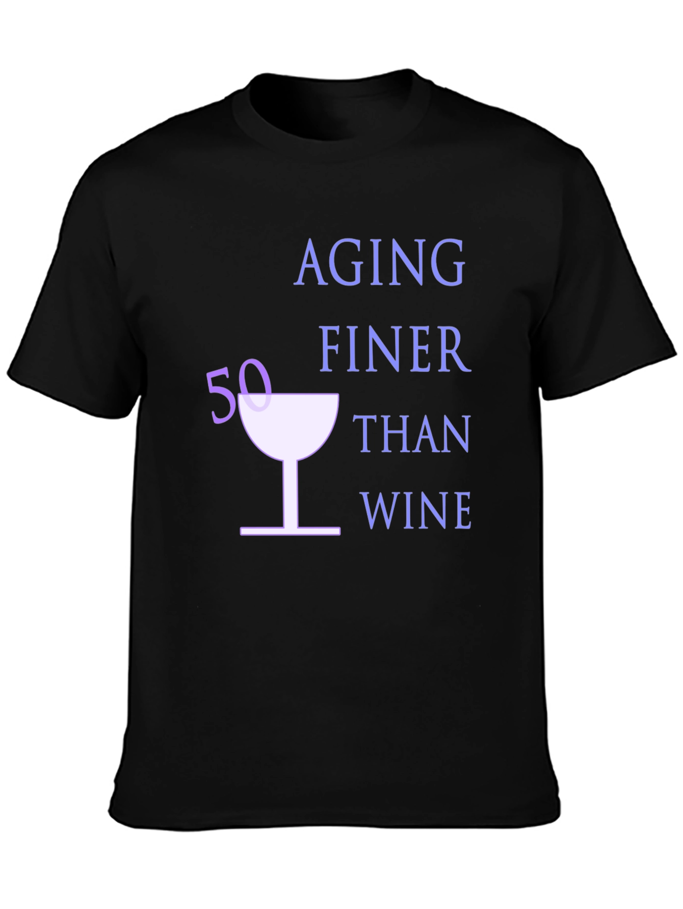 Aging Finer Than Wine Graphic T-Shirt