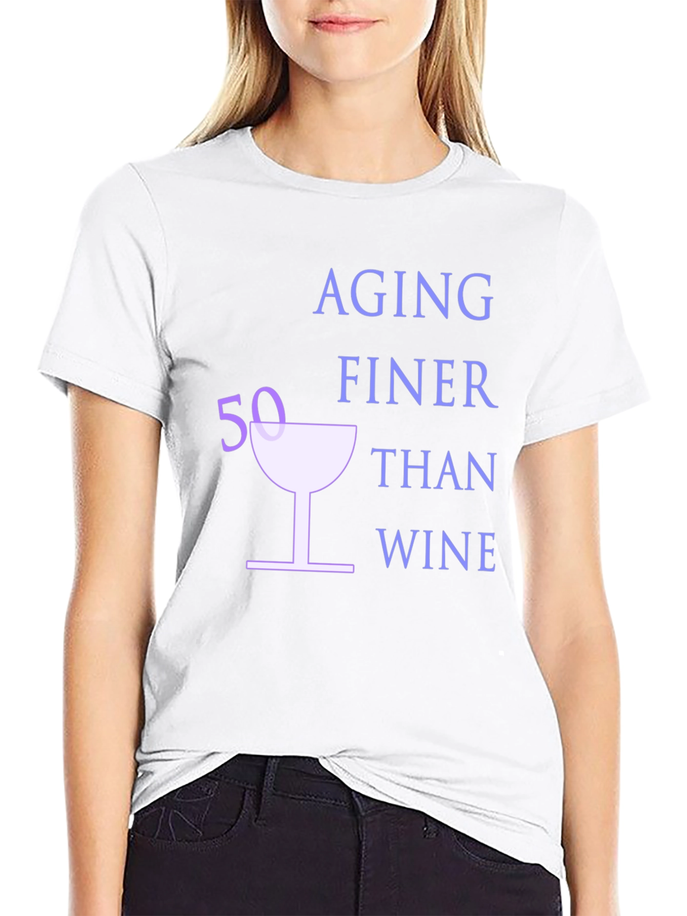 Aging Finer Than Wine Graphic T-Shirt