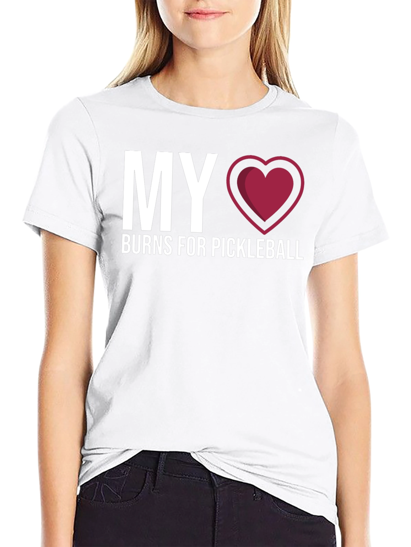 My Heart Burns for Pickleball T-Shirt