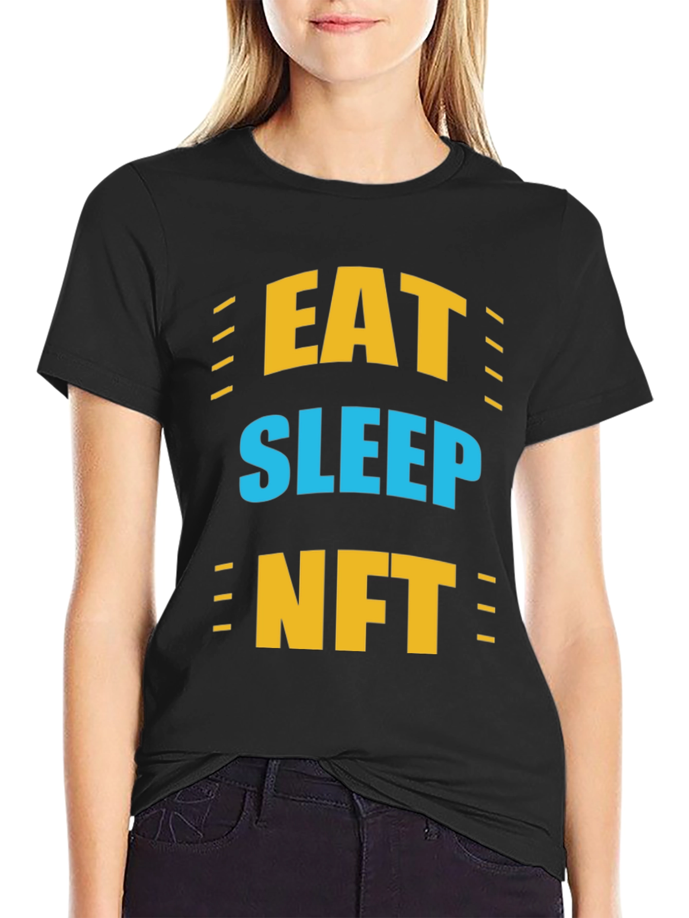 Eat Sleep NFT T-Shirt | Crypto Investor Tee