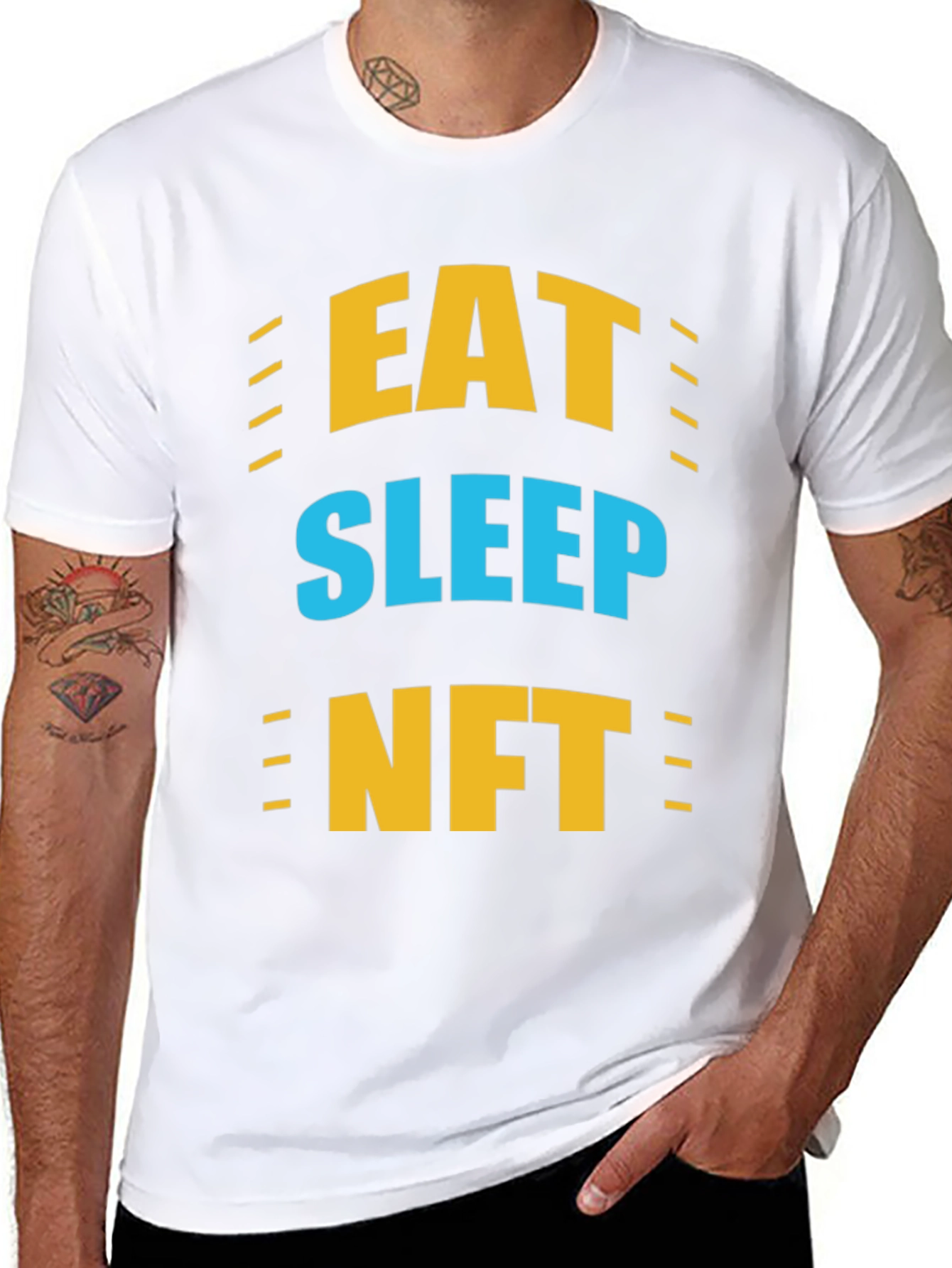 Eat Sleep NFT T-Shirt | Crypto Investor Tee