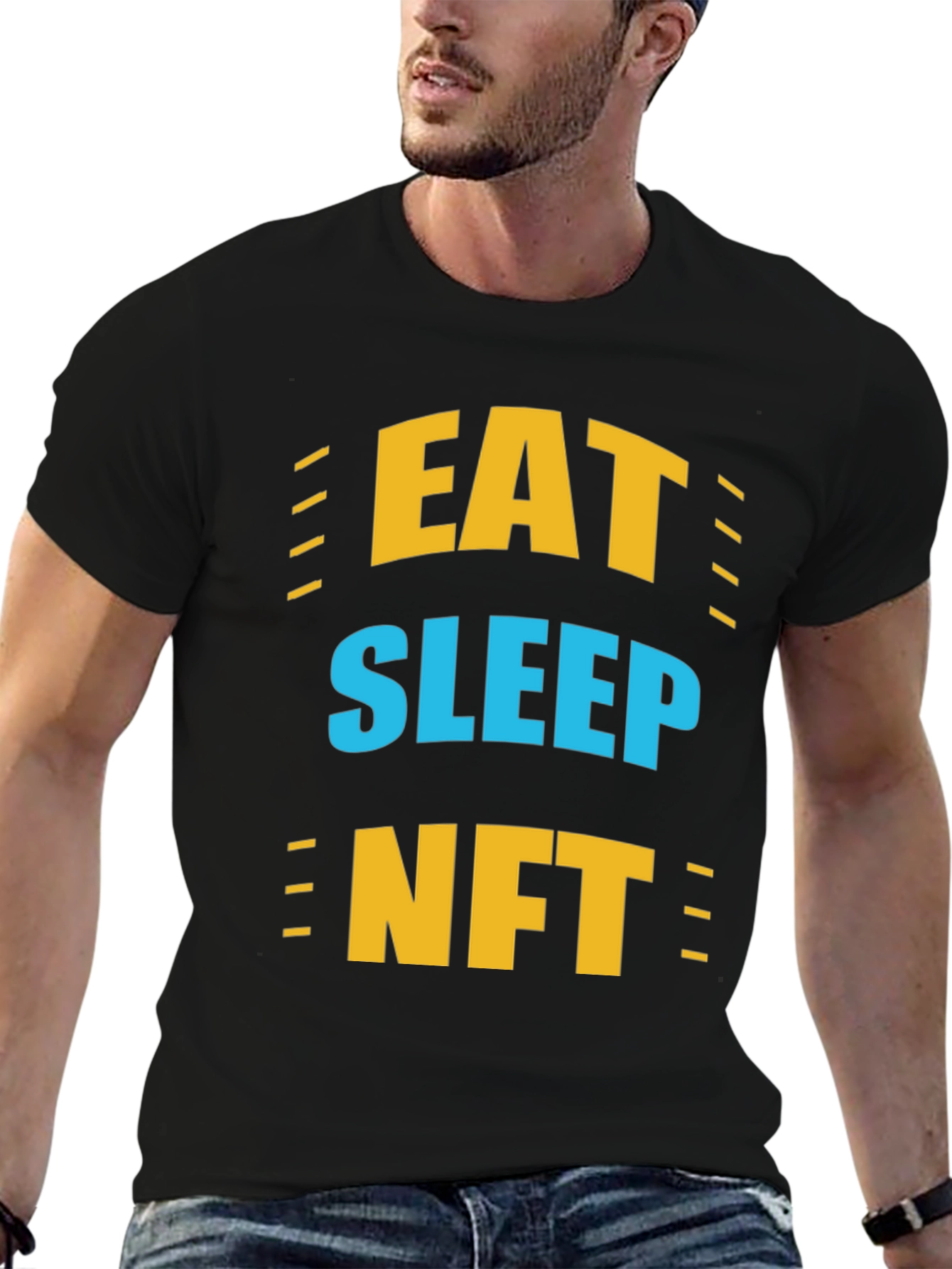 Eat Sleep NFT T-Shirt | Crypto Investor Tee