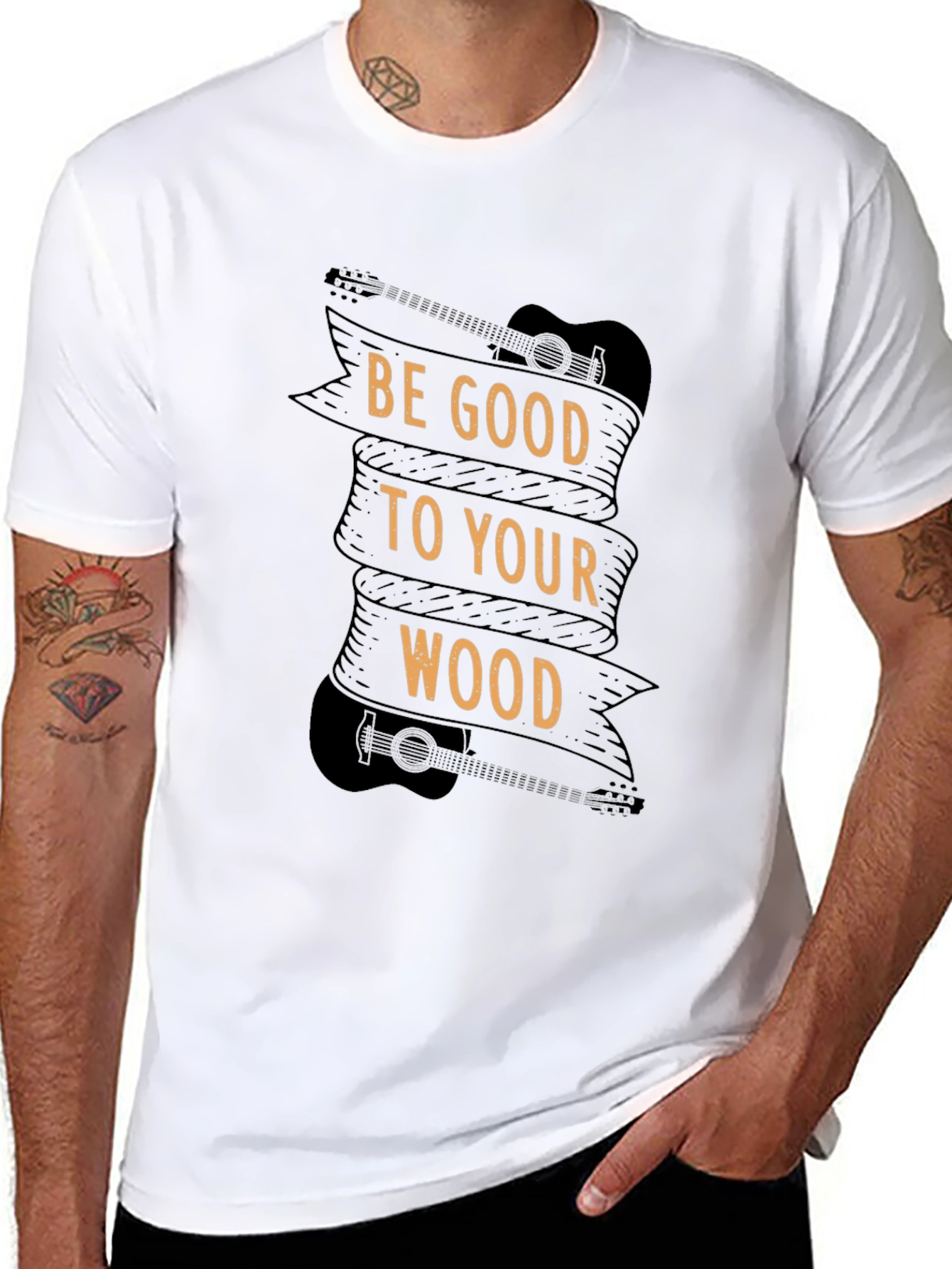 Be Good To Your Wood - Guitar T-Shirt