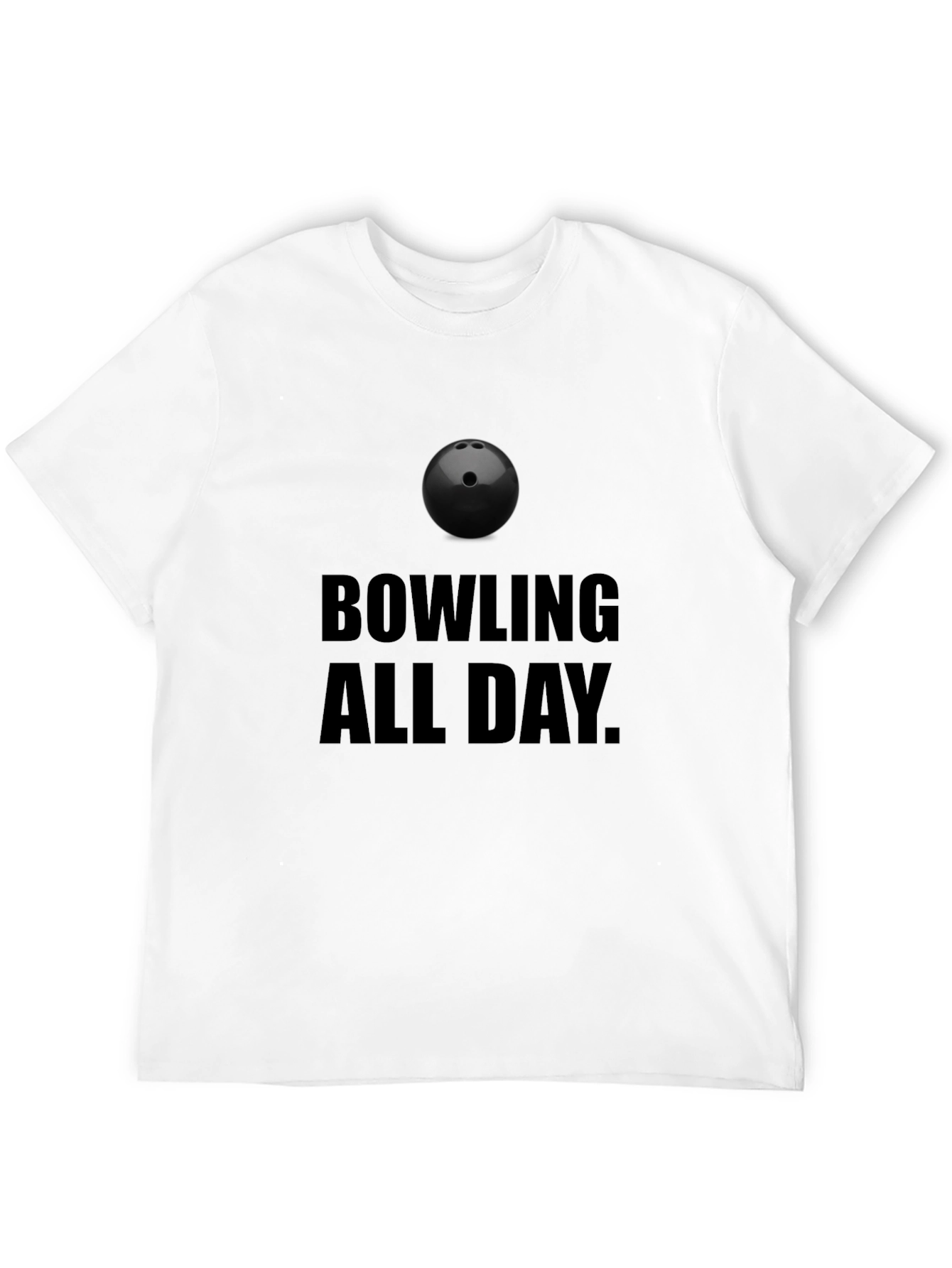 Bowling All Day Black T-Shirt