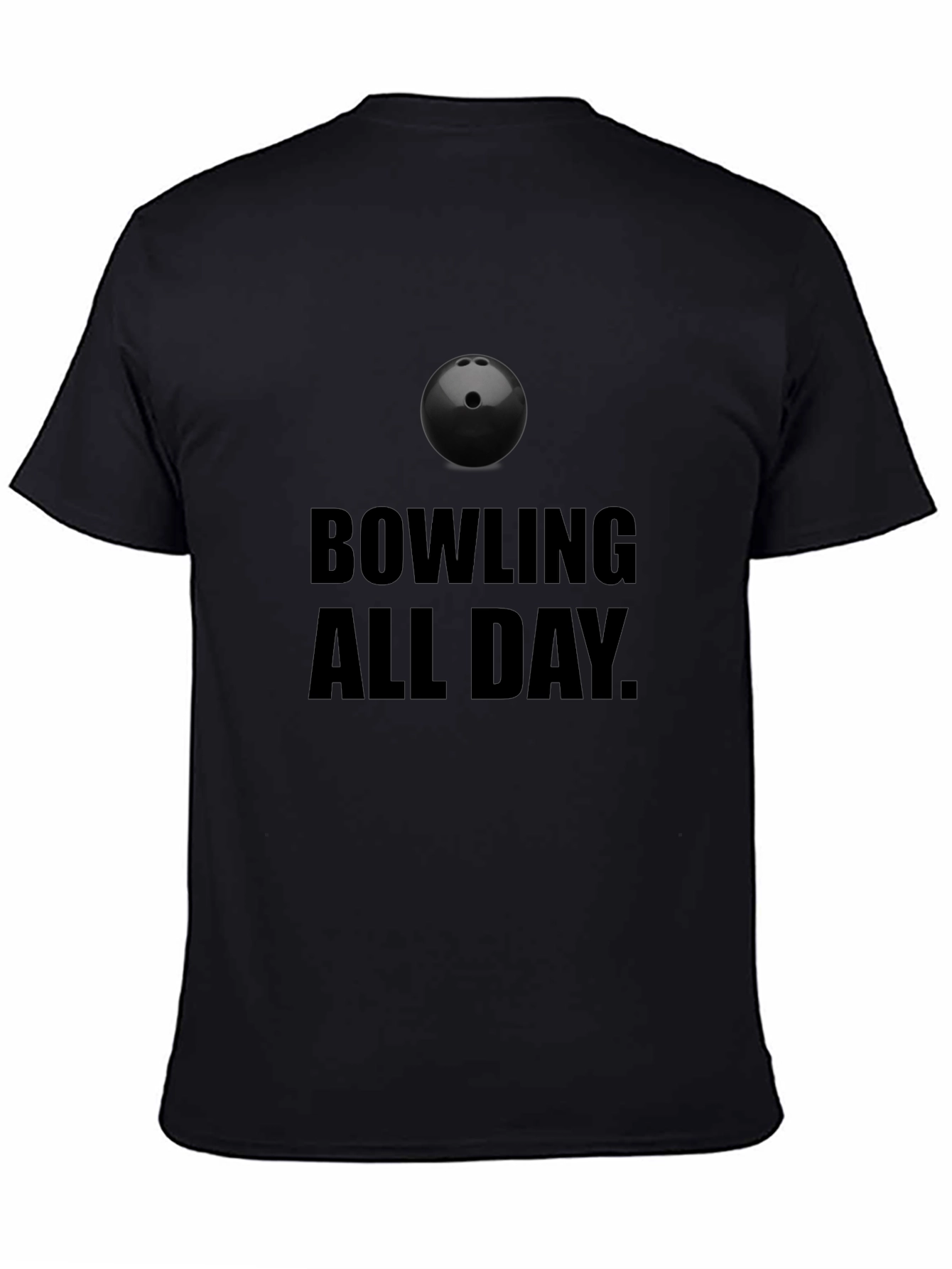 Bowling All Day Black T-Shirt