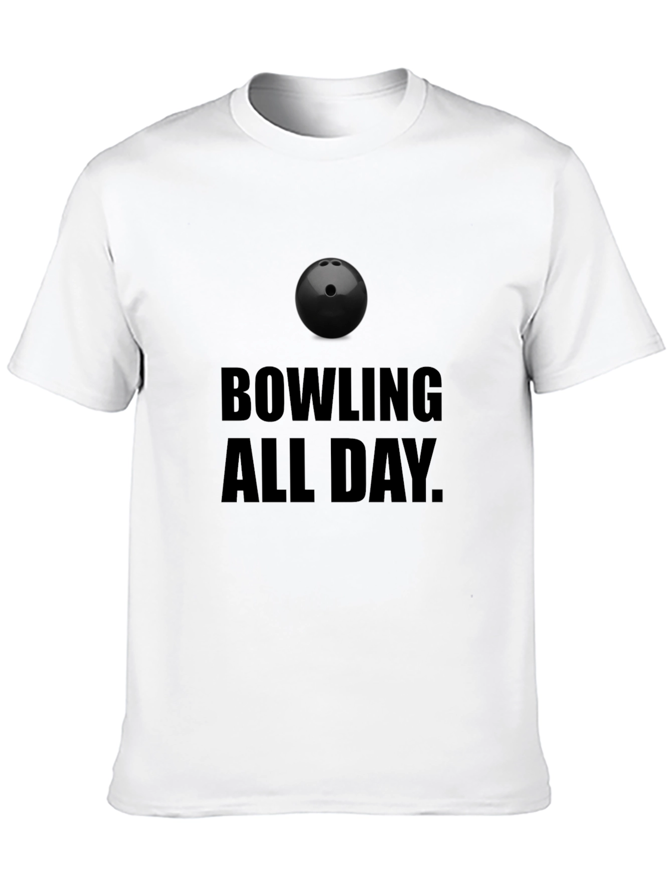 Bowling All Day Black T-Shirt