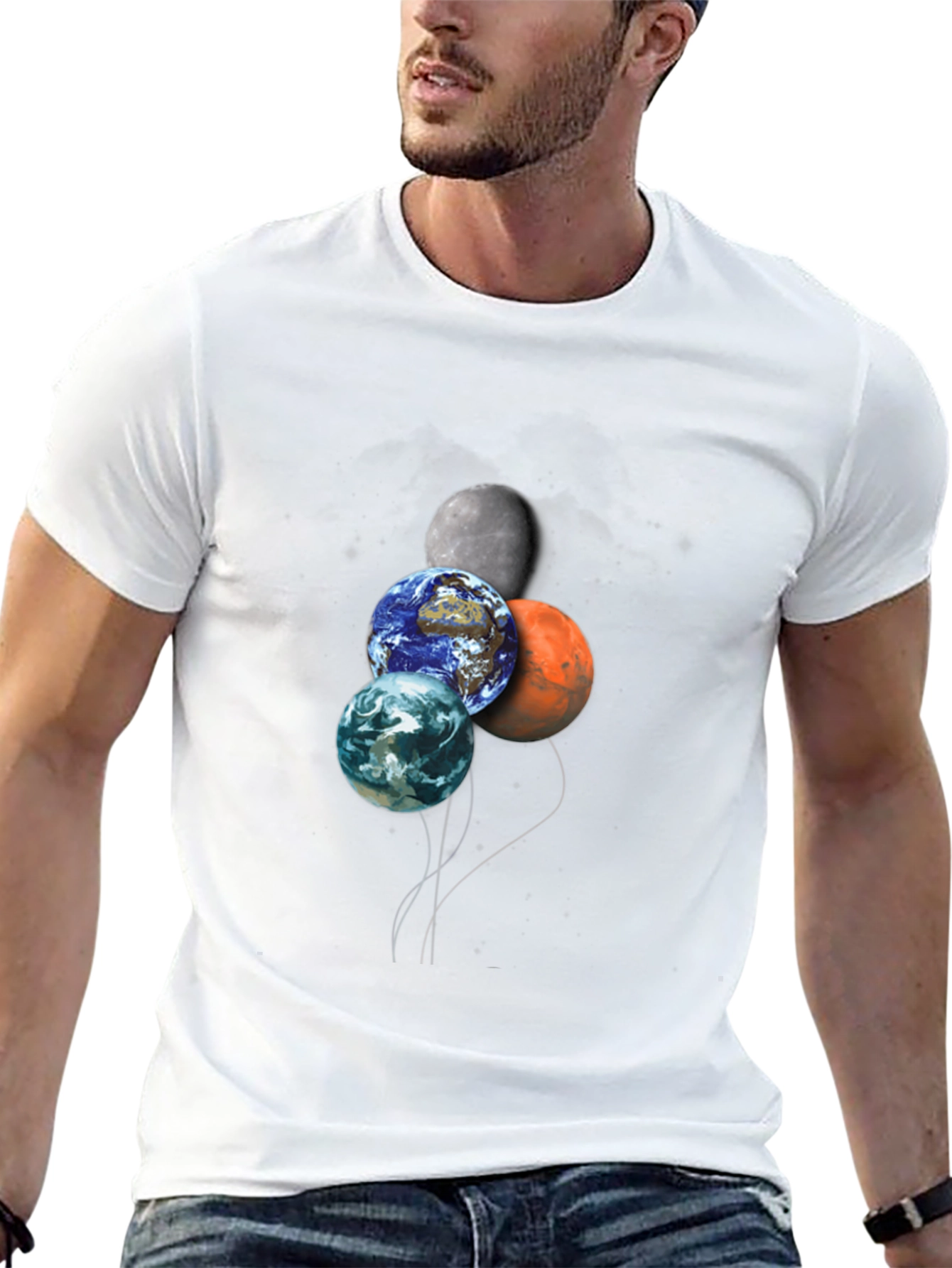 Planets Graphic T-Shirt