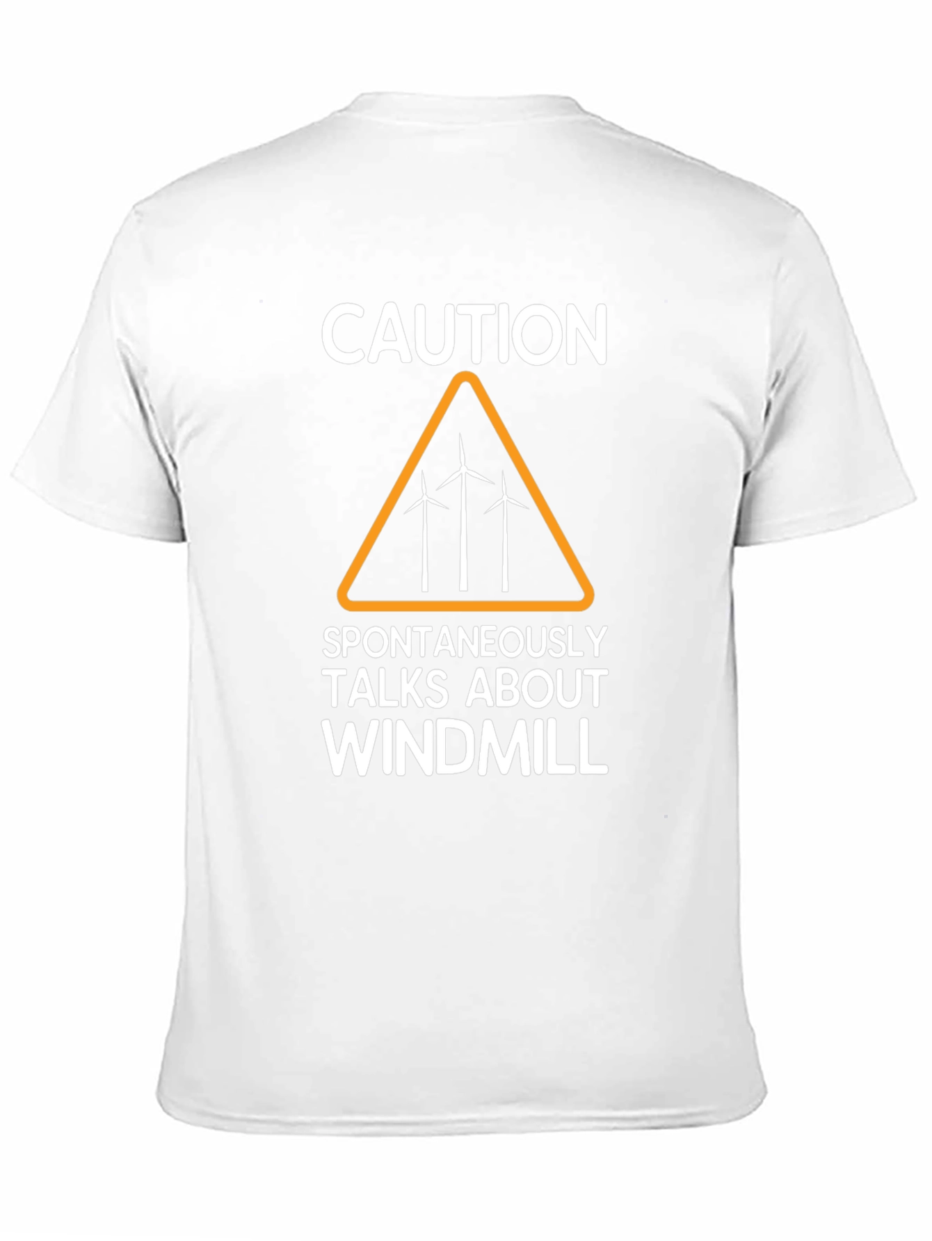 Caution: Spontaneously Talks About Windmill T-Shirt