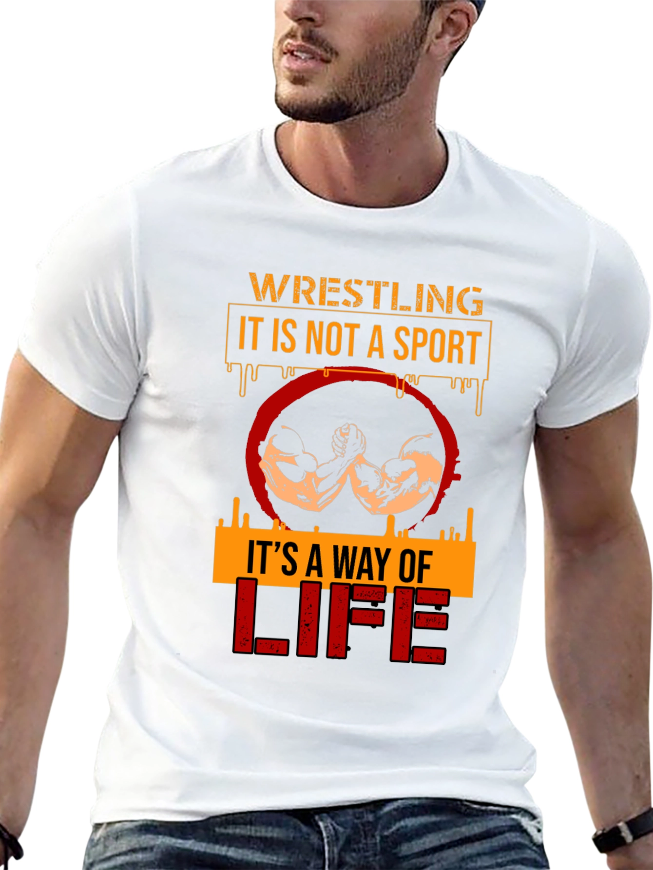 Wrestling Way of Life Graphic Tee