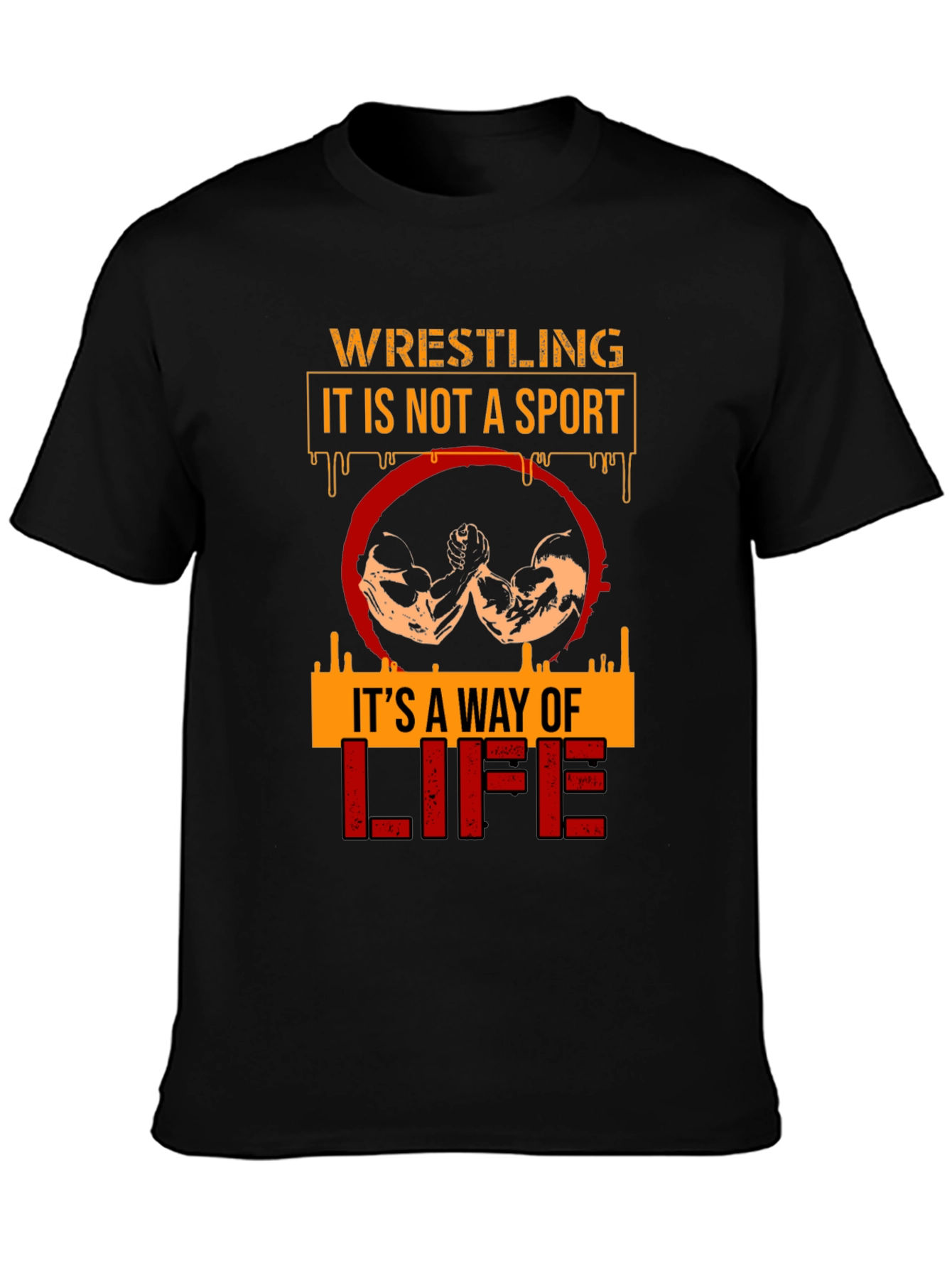 Wrestling Way of Life Graphic Tee