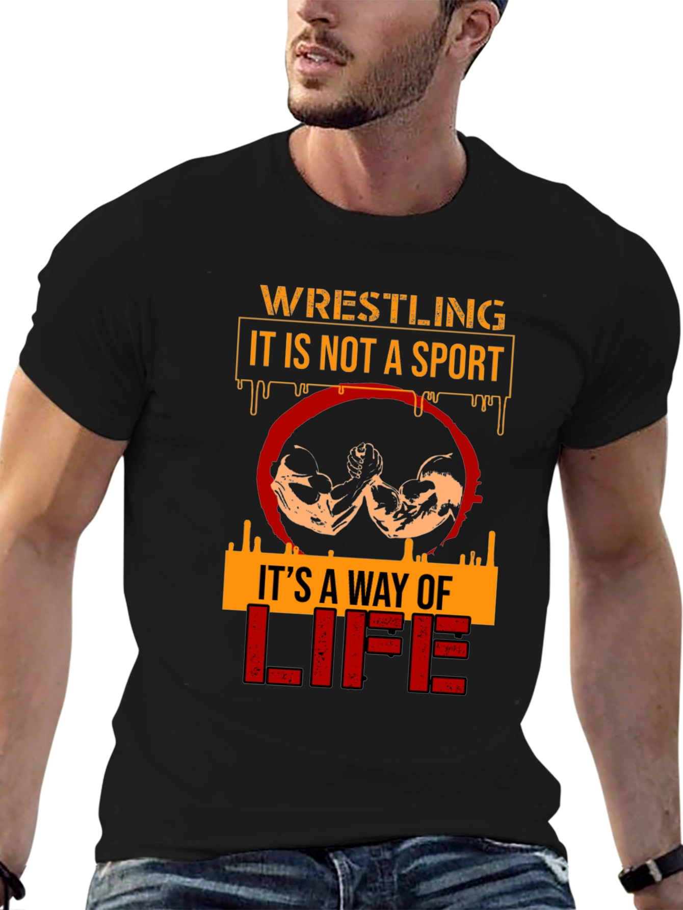 Wrestling Way of Life Graphic Tee