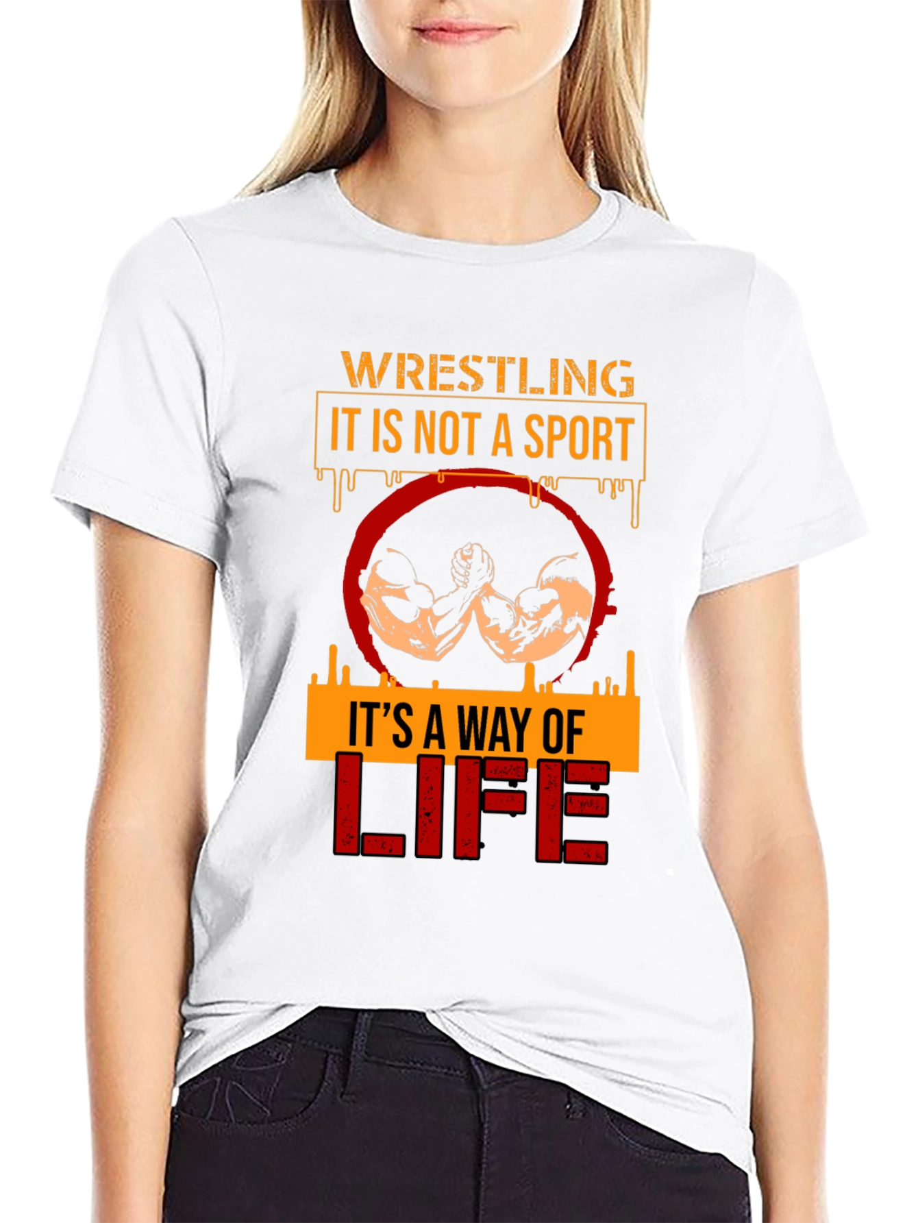 Wrestling Way of Life Graphic Tee