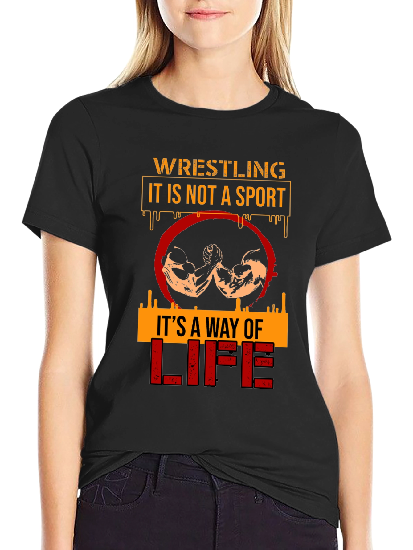 Wrestling Way of Life Graphic Tee