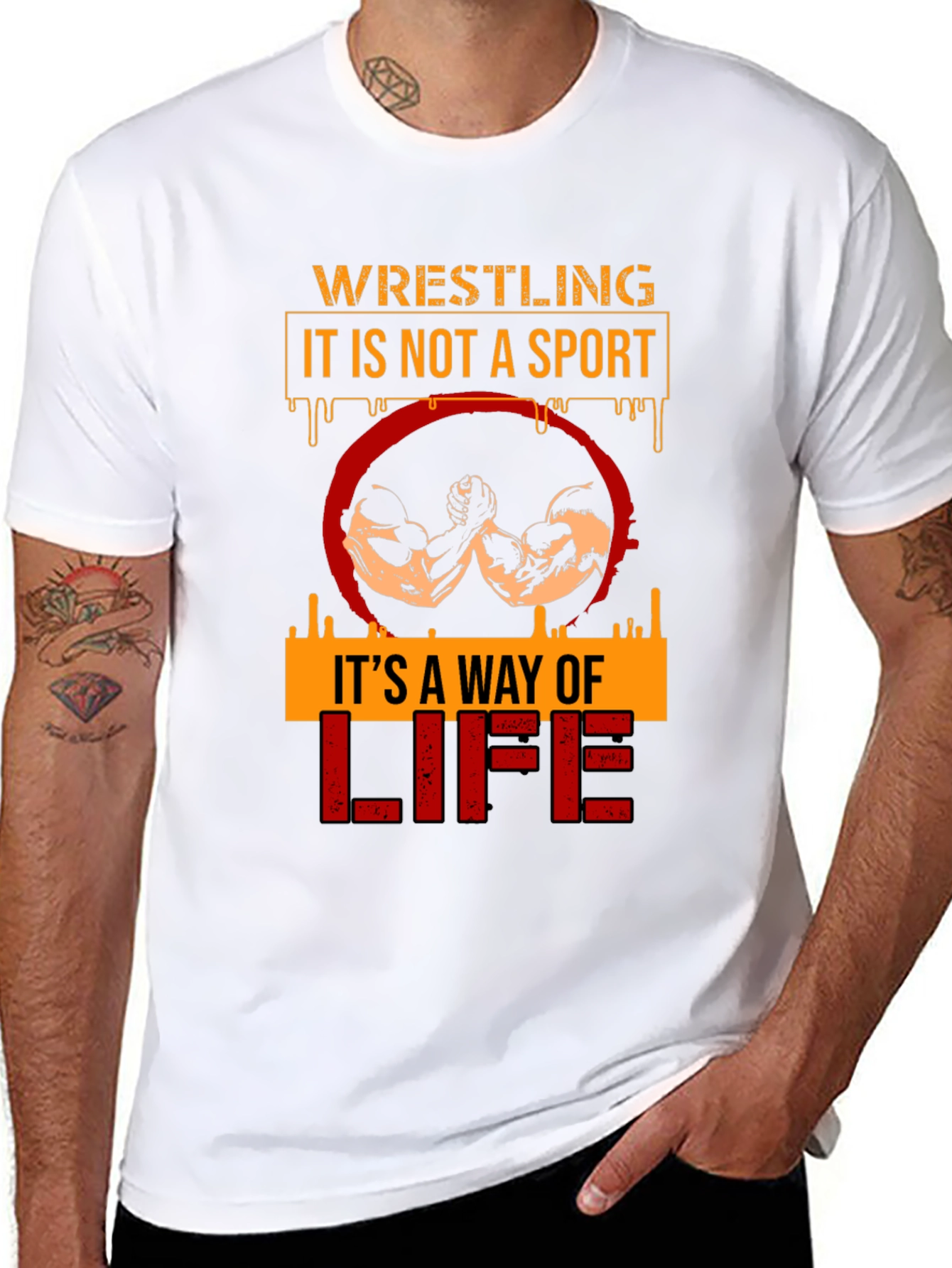 Wrestling Way of Life Graphic Tee