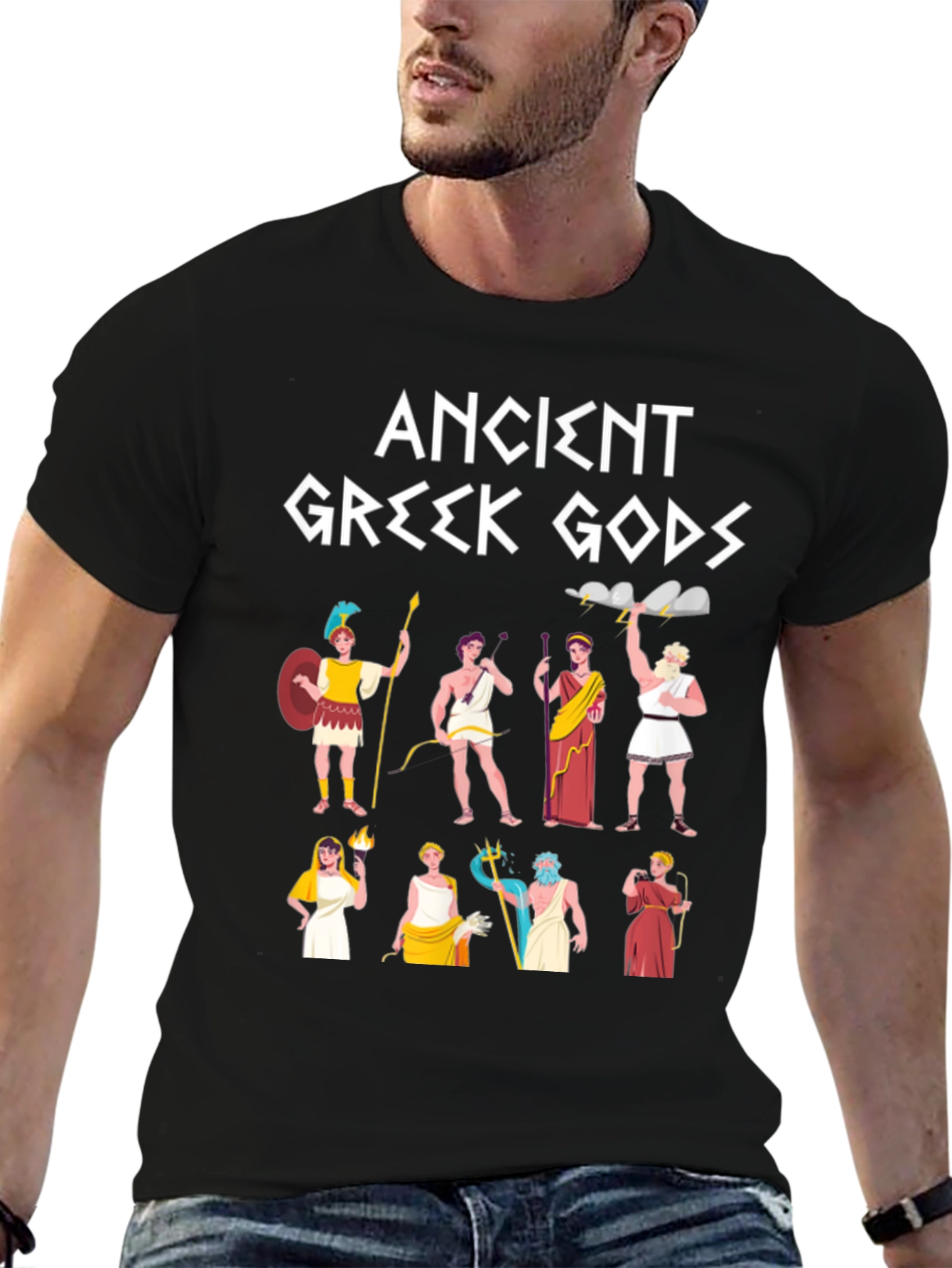 Ancient Greek Gods Graphic T-Shirt