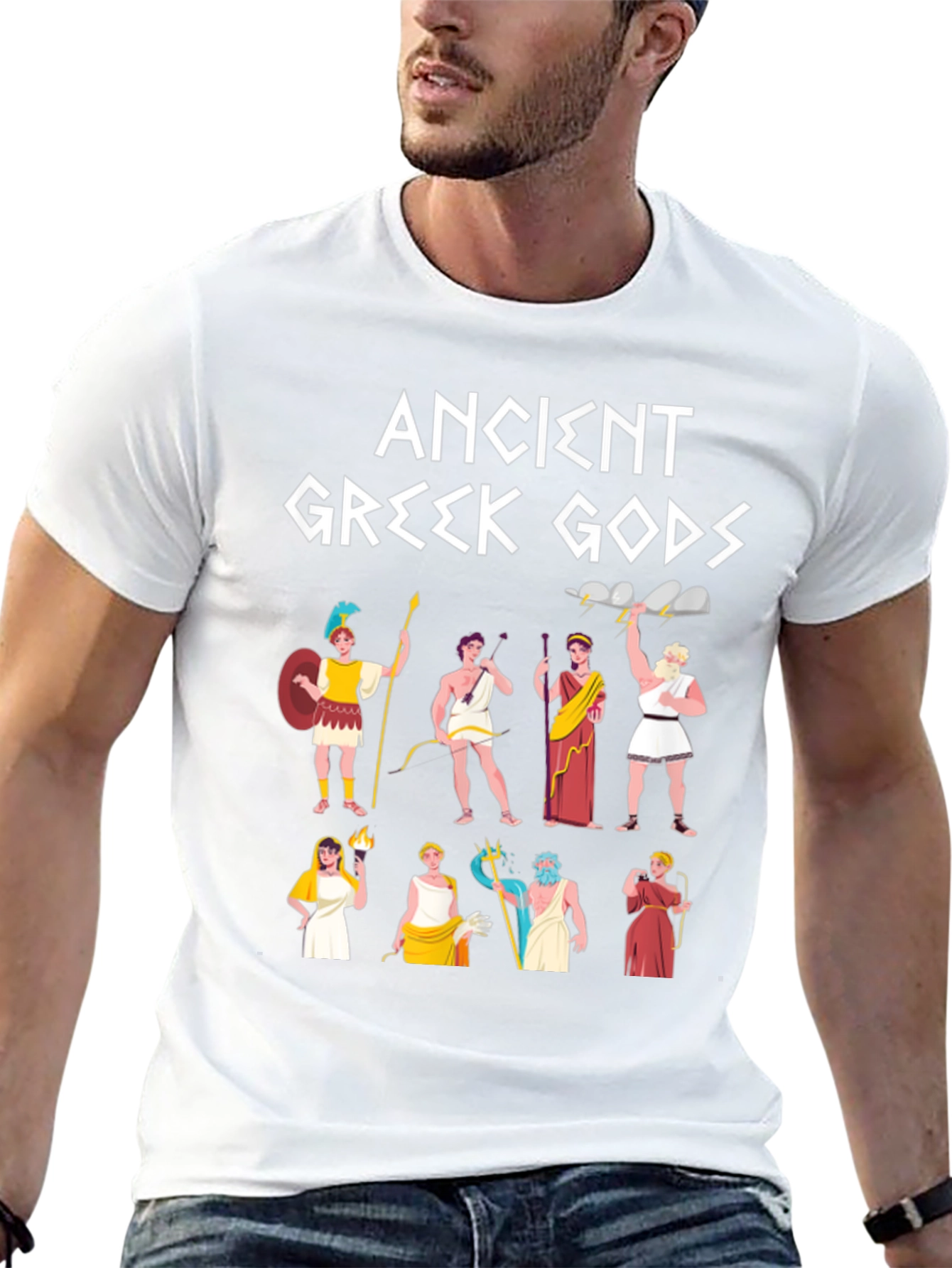 Ancient Greek Gods Graphic T-Shirt