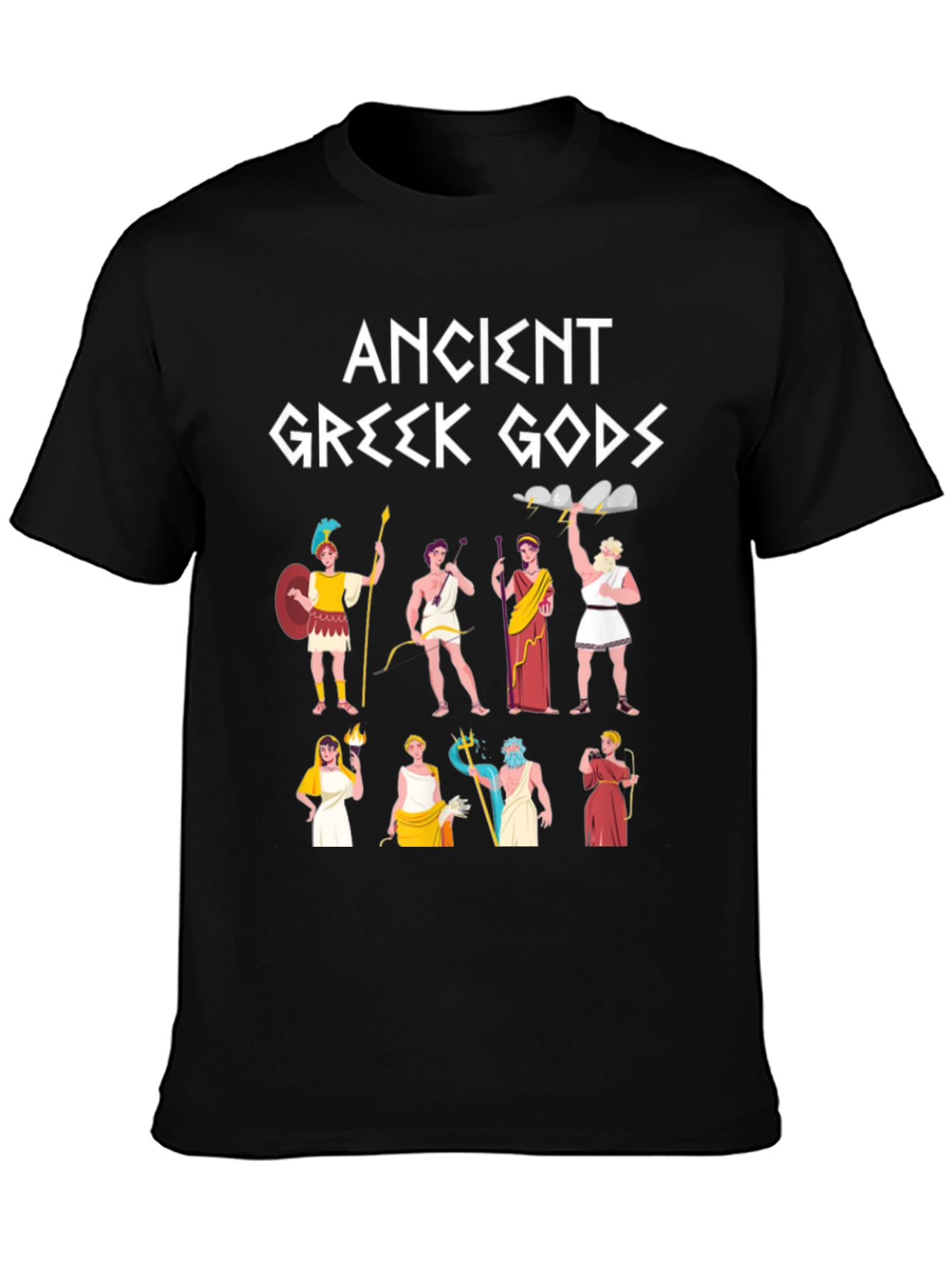 Ancient Greek Gods Graphic T-Shirt