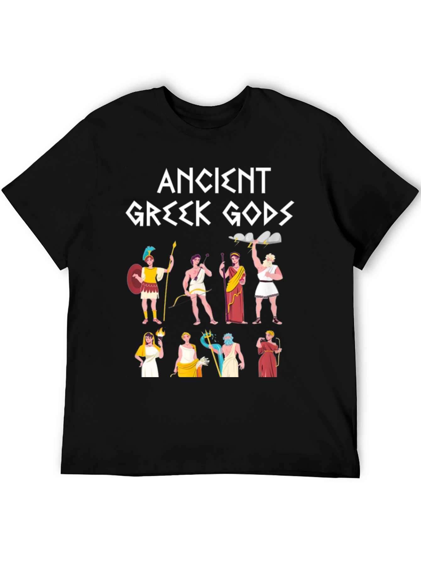 Ancient Greek Gods Graphic T-Shirt