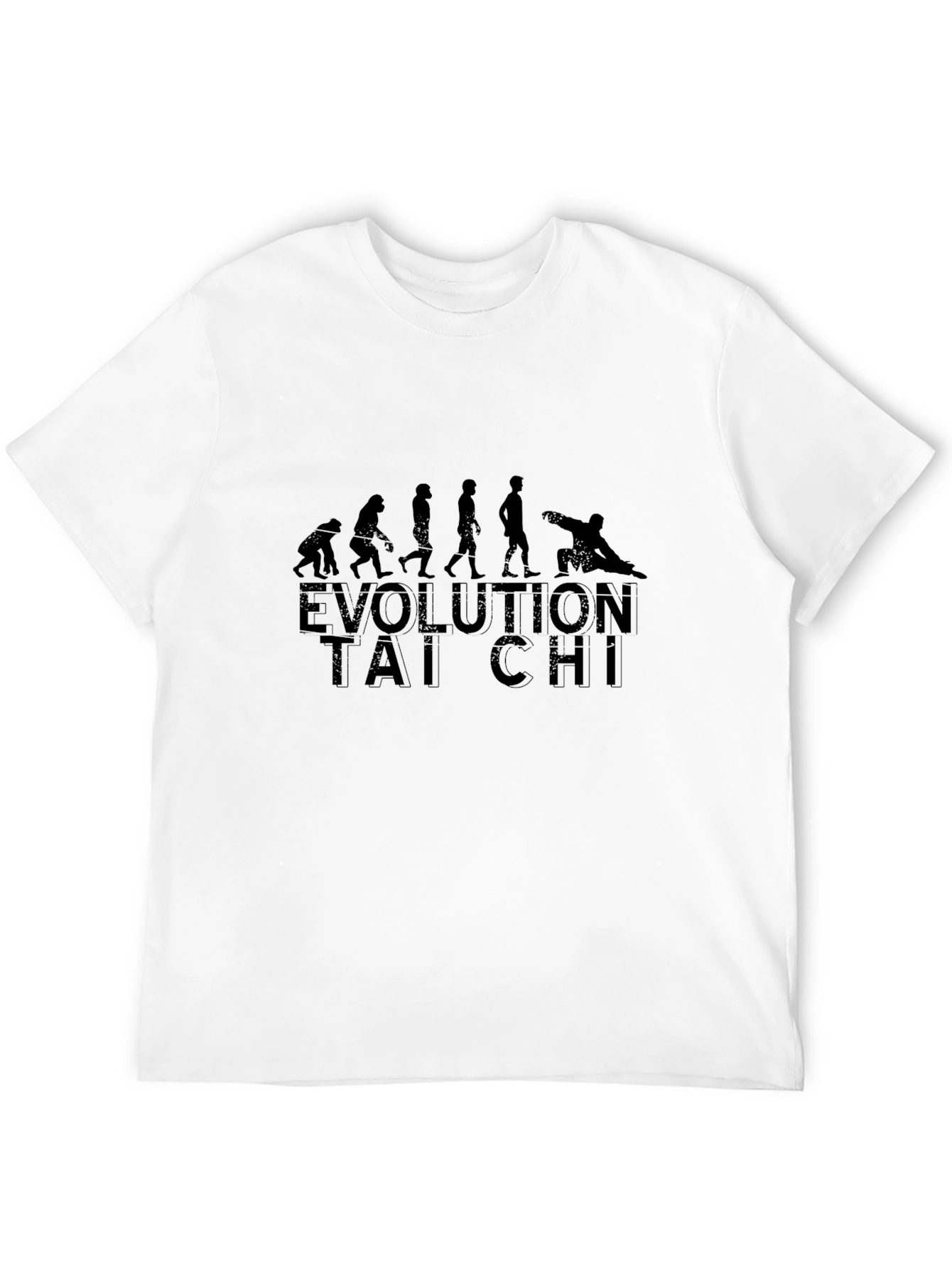 Evolution Tai Chi Graphic Tee - Black Cotton
