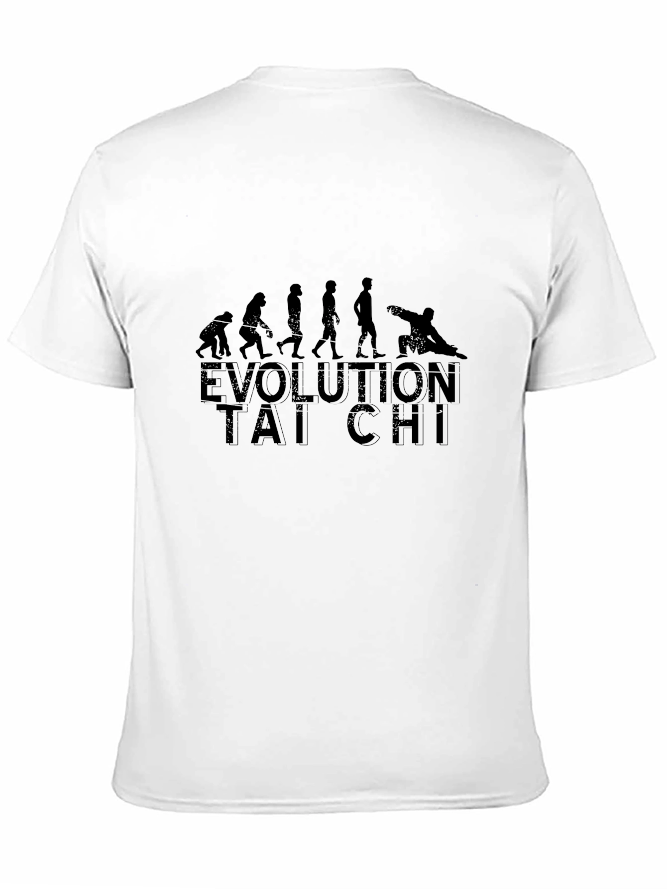 Evolution Tai Chi Graphic Tee - Black Cotton