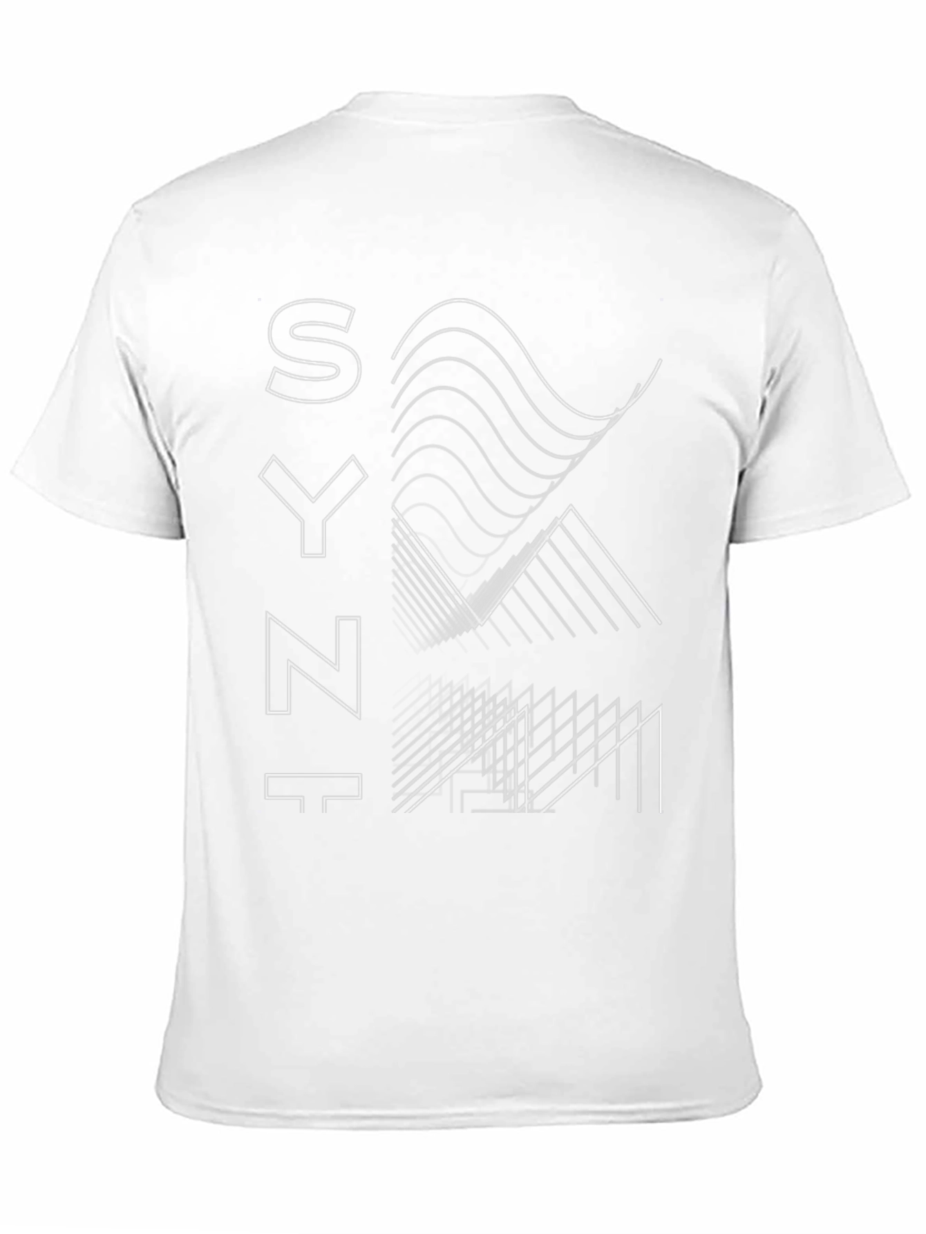 Synth Graphic Tee - Modern Minimalist Style