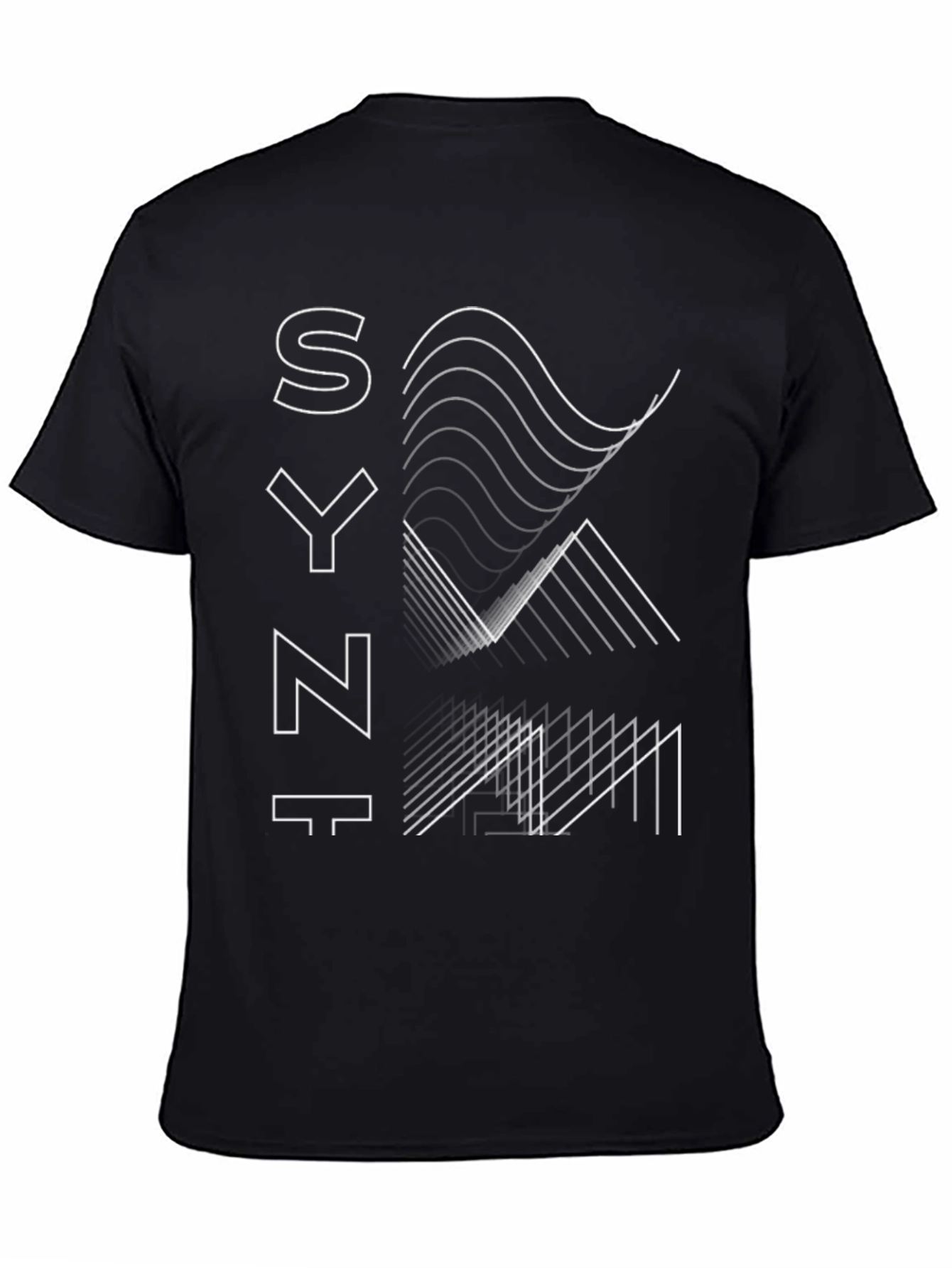 Synth Graphic Tee - Modern Minimalist Style