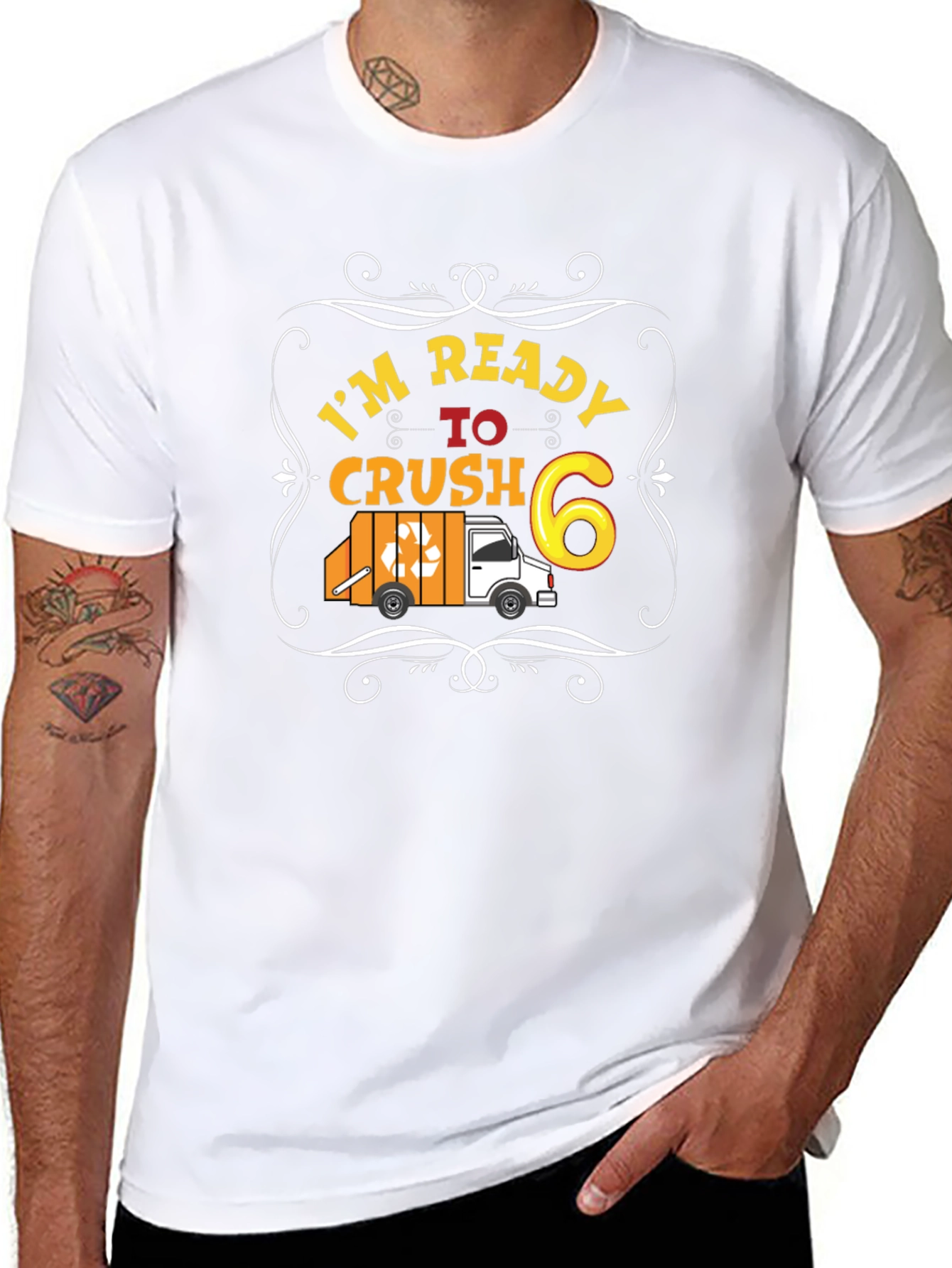 Im Ready to Crush 6 Black T-Shirt