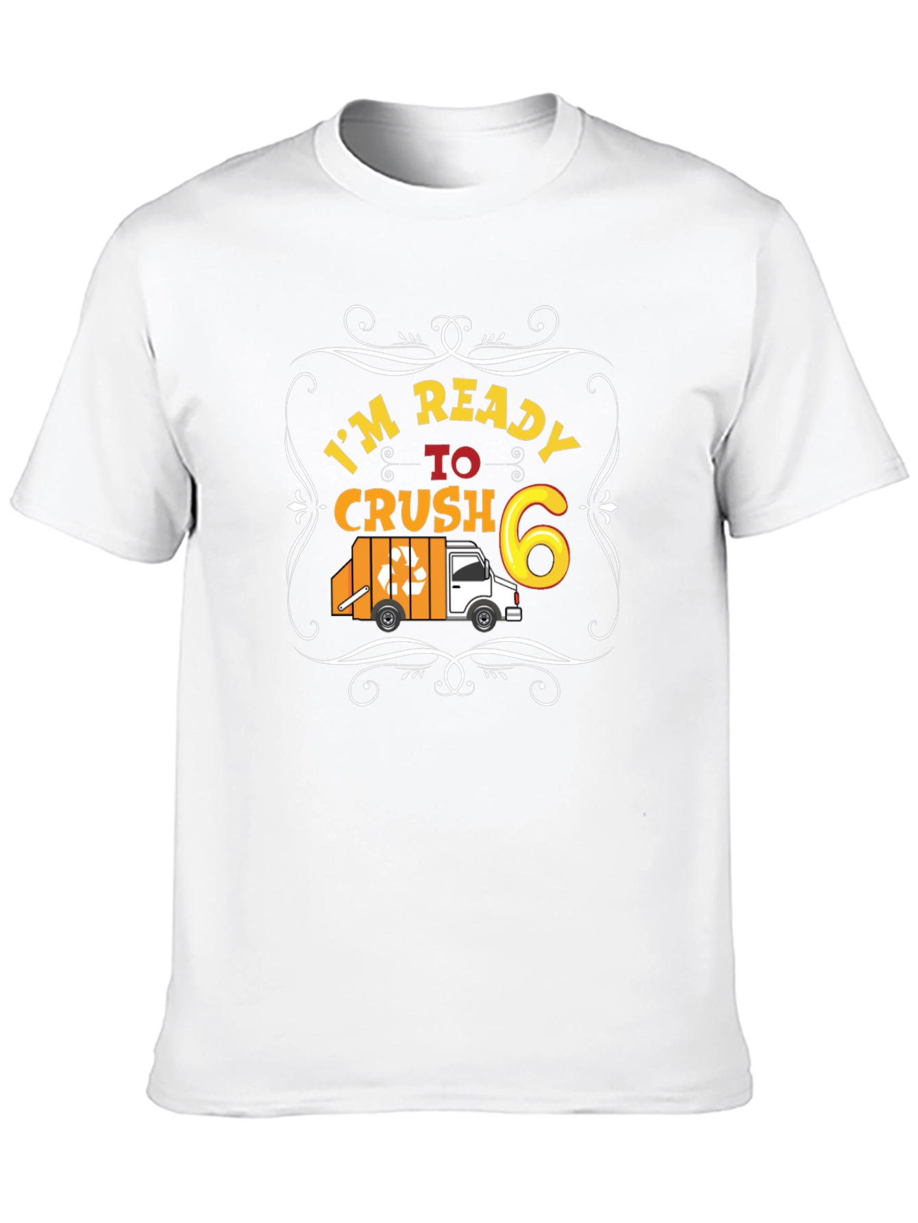 Im Ready to Crush 6 Black T-Shirt