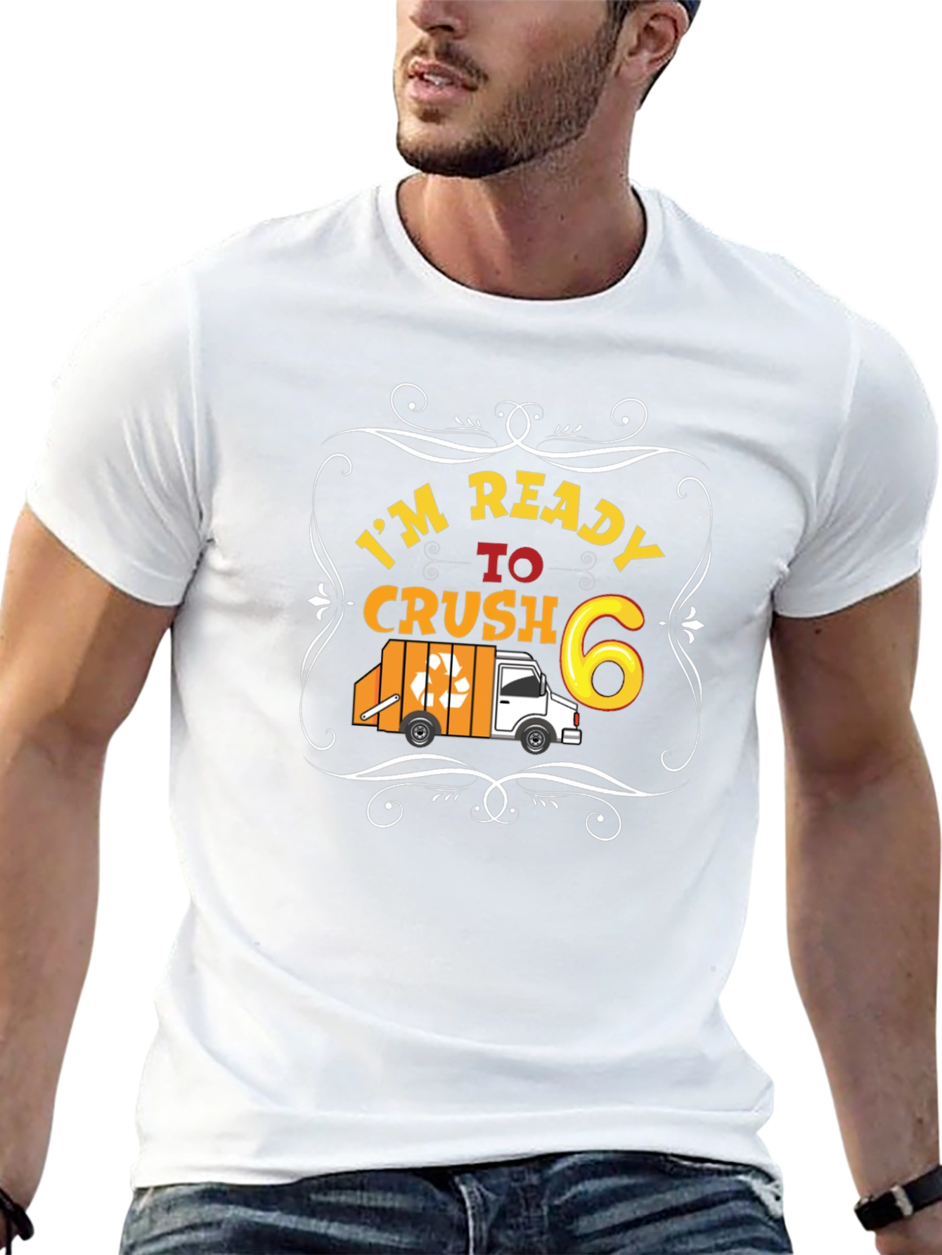 Im Ready to Crush 6 Black T-Shirt