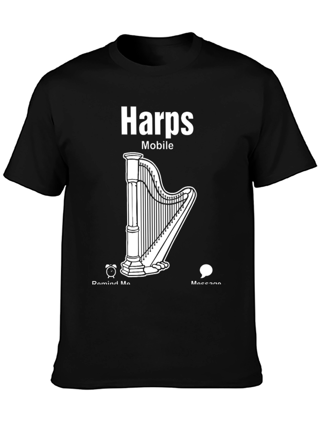 Harps Mobile T-Shirt: Unique Music Lover Tee