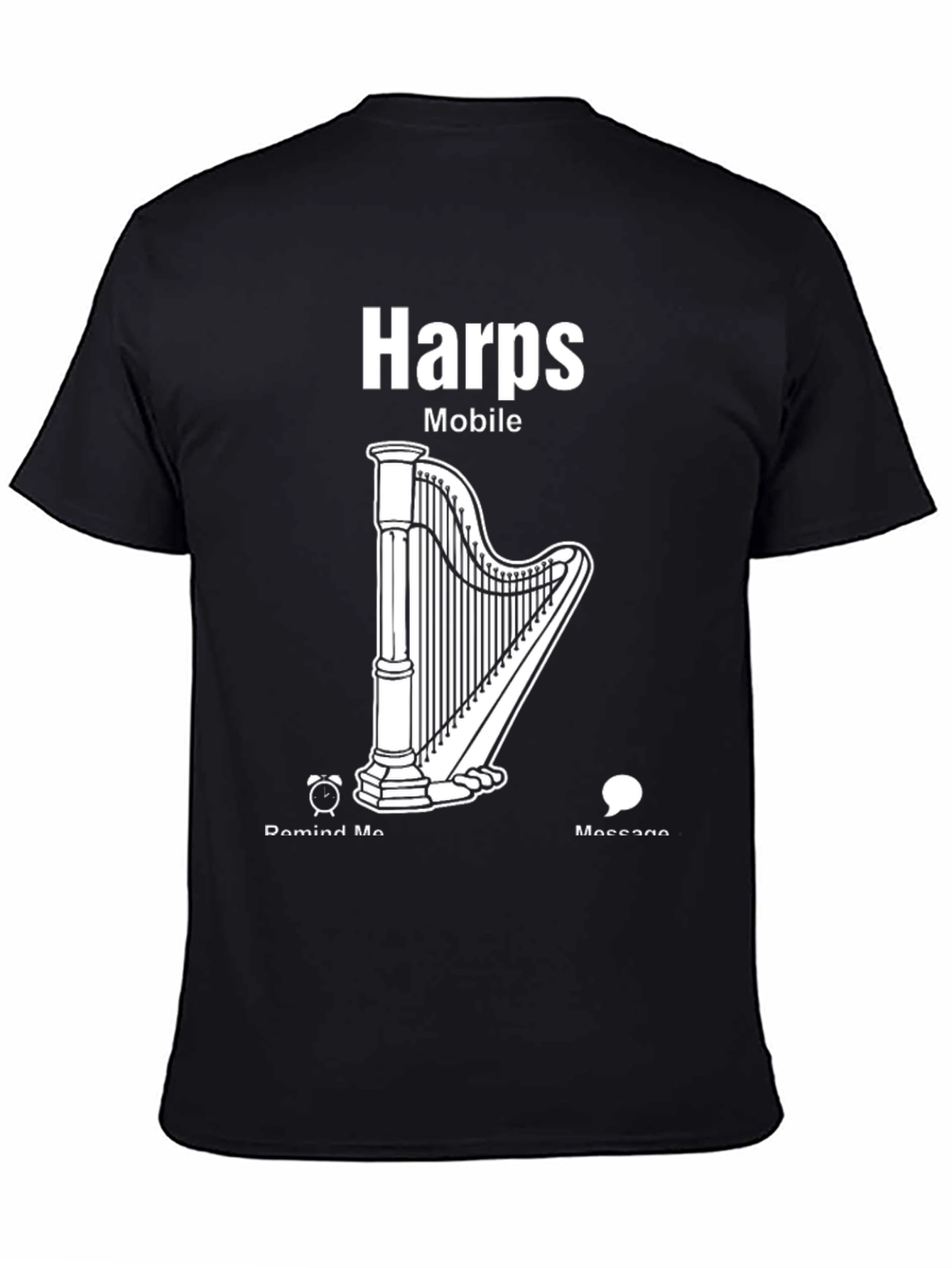 Harps Mobile T-Shirt: Unique Music Lover Tee