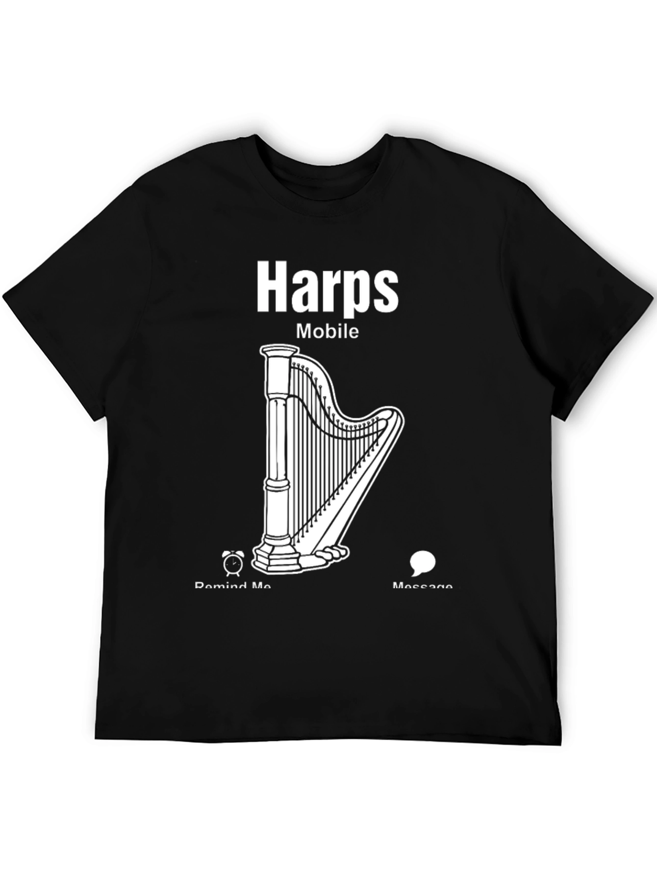 Harps Mobile T-Shirt: Unique Music Lover Tee